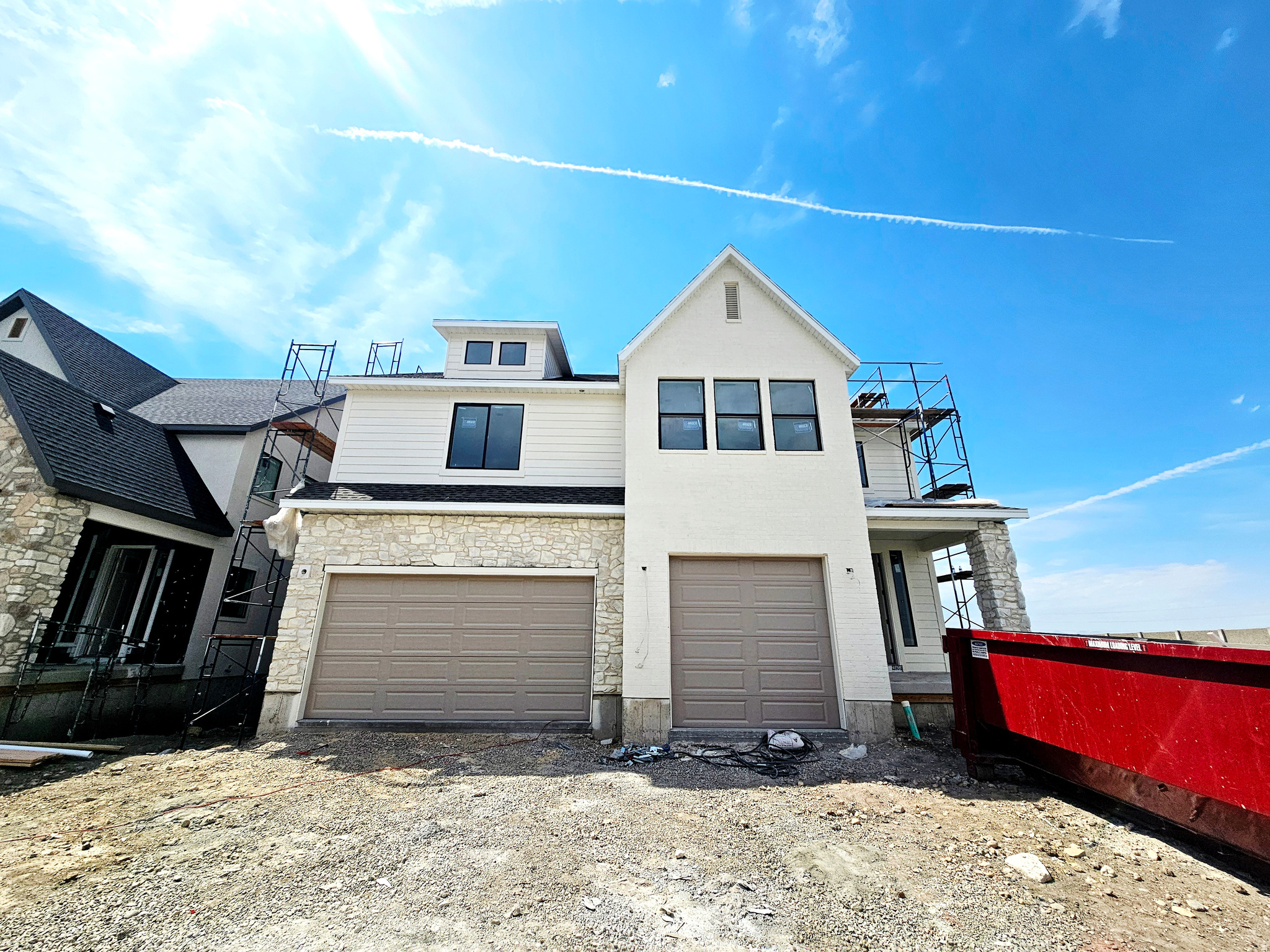 LOT#102. This 'Saltair XL" is one the newest floor plans from Symphony Homes, a local builder known for quality and excellent craftsmanship of semi-custom homes! This is a spacious 2-story with lots of upgrades throughout, unique features, and will have beautiful interior design and finishes! True 3-car garage! Large laundry room with a sink. Ideal upstairs layout featuring large loft area with room for a desk that overlooks the family room below; Primary suite will have a tray ceiling, spacious bathroom with dual vanity, oversized garden tub, separate shower, and large walk-in closet; both additional bedrooms upstairs have walk-in closets and have a "Jack & Jill" bathroom between them. Large galley kitchen, dining nook, huge walk-in "butler's" pantry with countertop and outlets, 36" gas cooktop range and double ovens. Family room has a 2-story ceiling and a fireplace. Will have a finished basement with large family/game room complete with an attractive wet bar and finished storage room + cold cellar! Covered deck, upgraded insulation, LVP flooring, lots of storage space throughout. Secondary water stubbed to lot, and equipped with active radon system. Price includes full landscaping!
