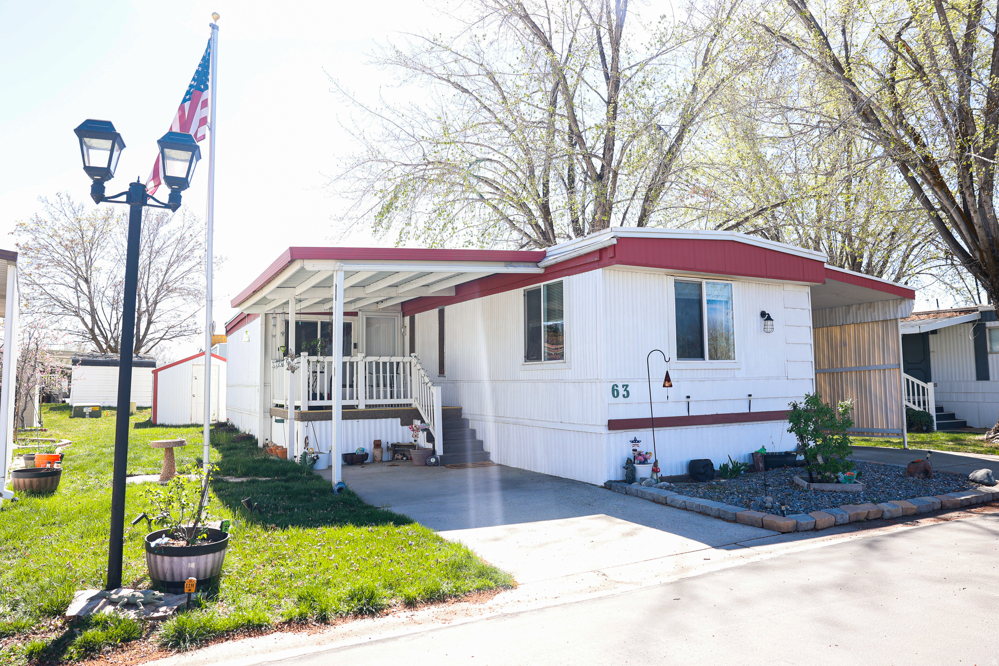 Rare find in this highly sought after Monte Vista community.  Spacious 3 bedroom 2 bath home.  Large master suite, updated kitchen, open floor plan for entertaining.  Updated windows and electrical throughout.  Large storage shed out back.  Freshly painted and well cared for.  Don't let this one get away. Lot rent/HOA amount is as of May 1st includes water, sewer, trash, snow removal and cable.  Park is 55+, one owner must be at least 55 and the others 18+.  Square footage figures are provided as a courtesy estimate only and were obtained from county records.  Buyer is advised to obtain an independent measurement.