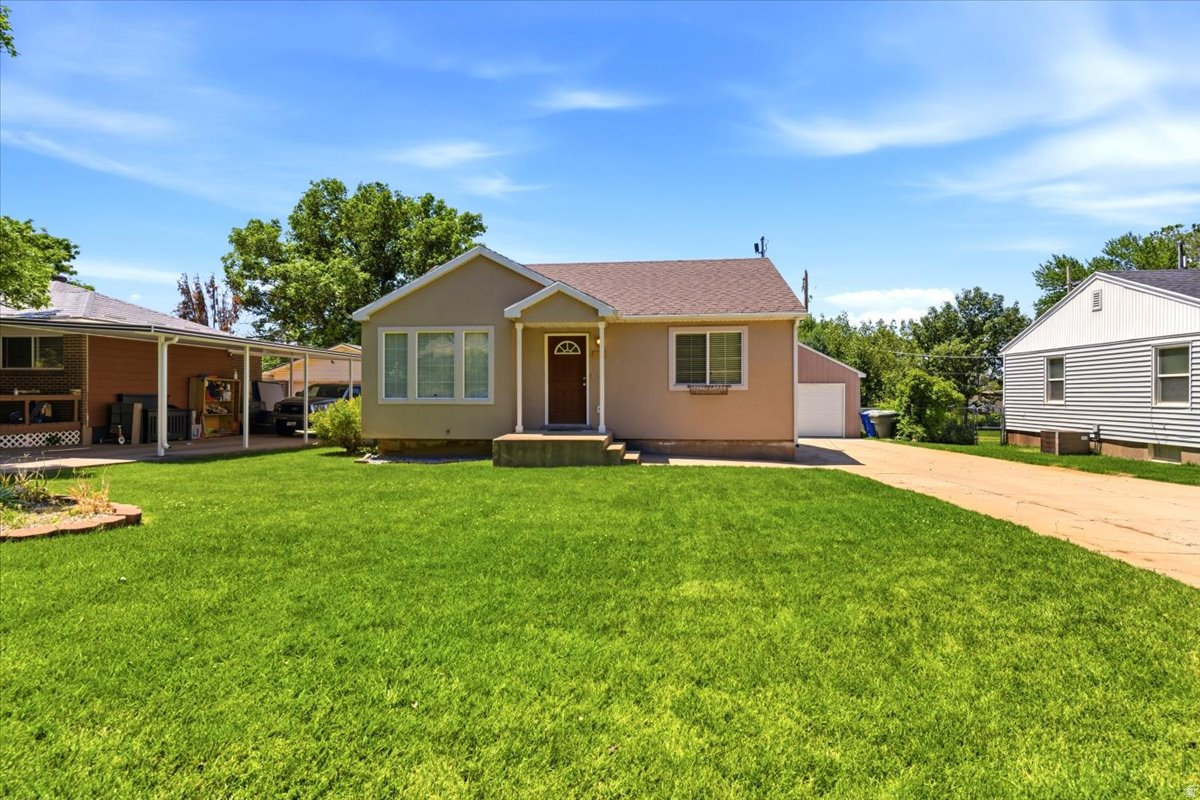 Rare opportunity to own an updated newer home on Ogden's established and desirable east bench. Conveniently located near a new elementary school and easy access to numerous hiking and biking trails. This home offers 3 bedrooms plus another room that can serve as a 4th bedroom, theater room, or additional family room. Enjoy a spacious 2-car garage, fully fenced private backyard, and storage shed. A hard-to-find combination of newer construction, flexible living space, and an unbeatable location. Absolutely must see!