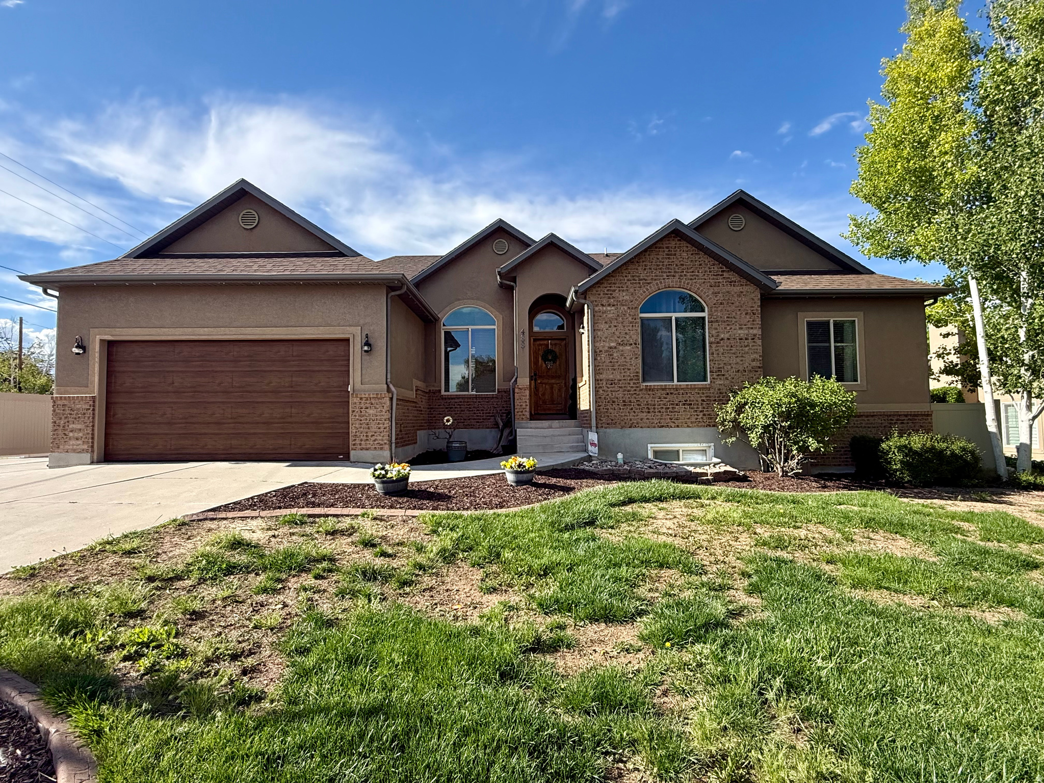 Beautiful home in a highly desired location! Featuring a very inviting main living area. You will enjoy open concept living with vaulted cielings, and a cozy fireplace. Awesome windows that allow for natural light, and barnwood style plank flooring. The home has 6 big bedrooms, and 3 full baths. The master bedroom is a retreat. Enjoy your En Suite with a jetted tub, huge walk in shower and walk in closet. Big living areas with plenty of room for get togethers. The outside also features a deck, and a 20x20 patio area great for entertaining, for enjoying sunrises and sunsets, as well as a view of the mountains. Enjoy a 20x30 metal building with a garage door, for an extra vehicle, toys, or storage. There is RV parking on the side of the house.The washer, dryer, and extra fridge in the garage are included - Unless the buyer doesn't want them, they can easily be moved. Seller's are offering 9,000.00 to concessions. The home is being sold as is - because the Sellers have moved out of state. Easy to show. Contact agent for the code to get in.  Buyer to verify all info. Square footage taken from county records.