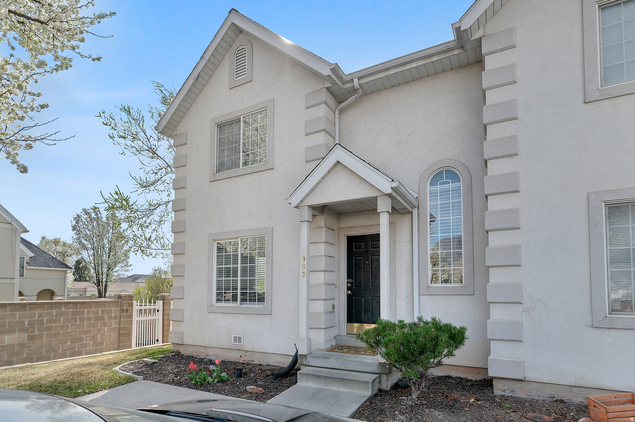 Fantastic 3 bedroom End-unit townhome, with private back yard, located in the heart of Pleasant Grove! Just minutes to schools, shopping and Dining! Impressive, oversized walk-in pantry, updated LVP flooring in the kitchen and dining areas, one of the largest backyards in the community, storage under the stairs, and no back door neighbors! All major kitchen appliances are included in the sale. The roof was replaced in 2022 by the HOA and the Water heater was replaced in 2020. The community amenities include a playground, basketball court, and plenty of open space! Square footage figures are provided as a courtesy estimate only and were obtained from the county . Buyer is advised to obtain an independent measurement.