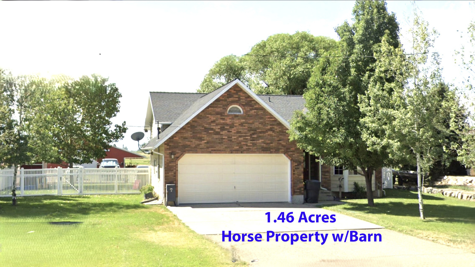 Check out this Amazing 1.46acre Horse Property. Featuring a 36x40 barn with power, water and double Dutch frame doors. Fully fenced pasture with multiple water spigots for the back pasture. Zoned for up to 4 horses. Home offers 4 bedrooms, 3 bathrooms, 2,144 SF, a walkout basement, gas fireplace, and abundant storage .2 car garage heated w/ lift (2021), secondary water, sprinkler system, large shed, covered deck with storage, covered patio, and fire pit. Newer roof; new dryer 2025, Water Heater replaced in 2025!  Stunning views and endless possibilities. Land listing MLS#2165502