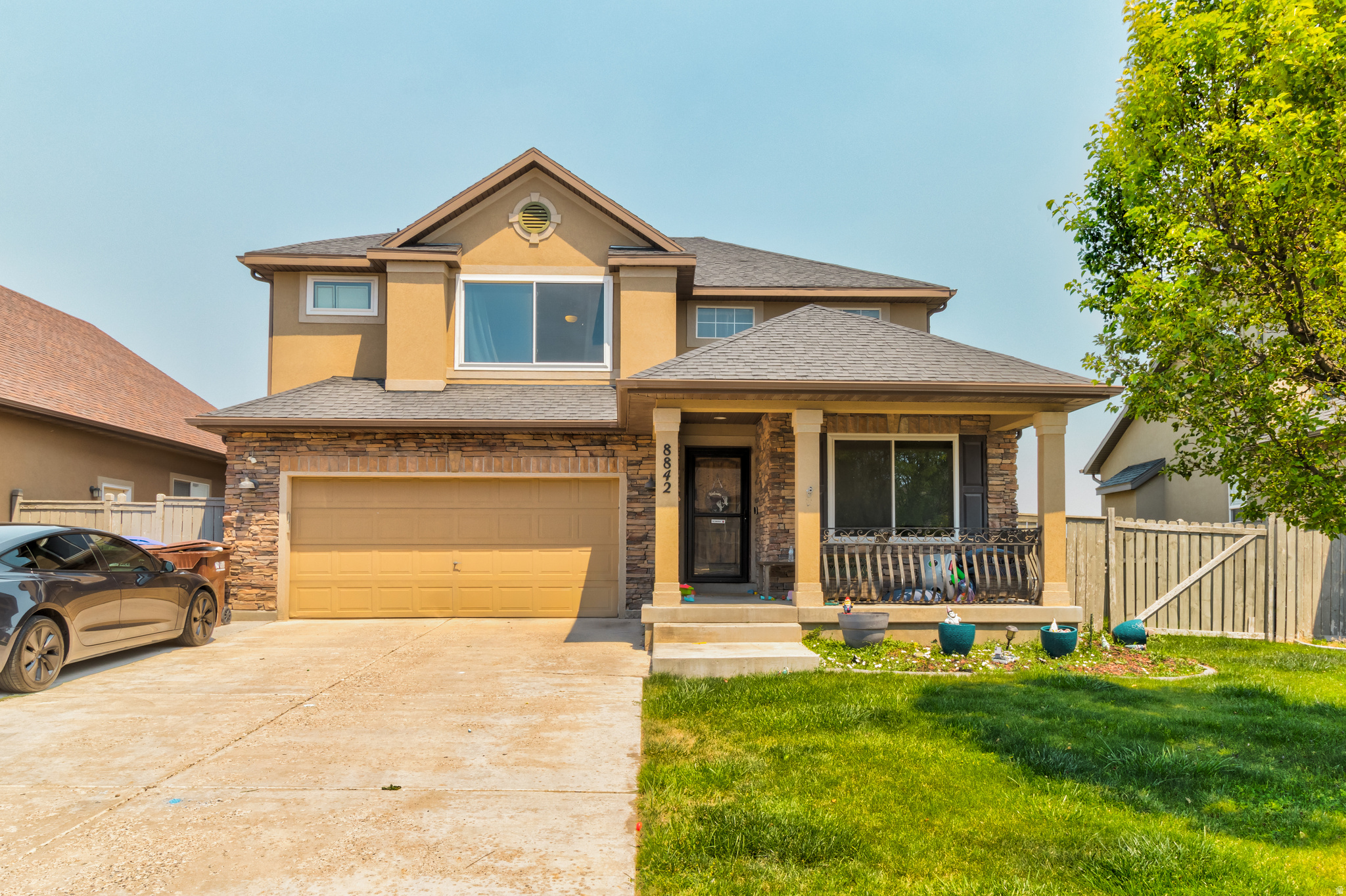 *** This is a short sale *** priced approximately *** $75,000 below market value ***, making it an exceptional opportunity for buyers looking to build equity. The home does need a little TLC, but with a little vision and effort, this property has tremendous upside. Opportunities like this don't come along often!  Don't miss this incredible opportunity to own a spacious 5-bedroom, 2-story home in the highly sought-after Ranches Golf Club community! Built in 2005, this home welcomes you with a dramatic two-story entry and offers an ideal floor plan with room for everyone. The stunning white kitchen features granite countertops, stainless steel appliances, and plenty of space for gathering and entertaining. Movie nights will never be the same with your own dedicated theater room, while the landscape showcases beautiful mountain and valley views.  Outside, you'll appreciate the attached 2-car garage and the fantastic location close to golf, parks, trails, schools, and HOA swimming pool. Please see agent notes for important details. Square footage figures are provided as a courtesy estimate only and were obtained from county records and previous MLS listings.  Buyer is advised to obtain an independent measurement. Keywords: investor - TLC - flip - rental - cash