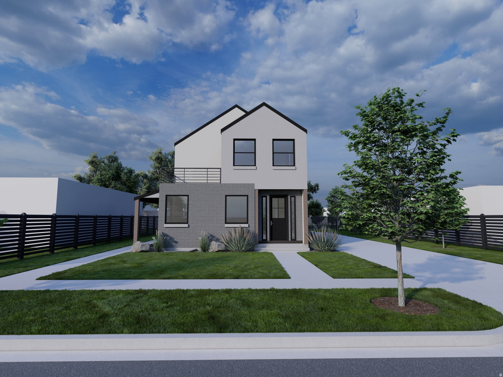 Rare opportunity- East-side new construction! Featuring a spacious 2-car attached garage and an exterior basement entrance, this home offers incredible versatility. The zoning allows for an ADU or duplex configuration, creating future income potential, multigenerational living options, or additional living space. The seller is willing to finish the basement for a buyer, though it is currently planned to remain unfinished, allowing the next owner to customize the space to their needs.  Upstairs, all three bedrooms are true en-suites, each featuring a walk-in closet and private full bathroom. A loft-style den opens onto a balcony overlooking the front yard, offering beautiful mountain views. Buyers who purchase before completion will have the unique opportunity to select many of the finishes and personalize the home to match their style.  The location is hard to beat-just 1.2 miles from the heart of Sugar House, less than a mile from Fairmont Park and its popular pickleball courts, approximately 1.5 miles from Millcreek Commons, and just half a mile from freeway access. The University of Utah is less than 15 minutes away, while downtown Salt Lake City can be reached in under 20 minutes.  New construction with the ability to customize finishes in this area are exceptionally rare. Don't miss your chance to create your dream home.  Square footage figures are provided as a courtesy estimate only and were obtained from building plans .  Buyer is advised to obtain an independent measurement.