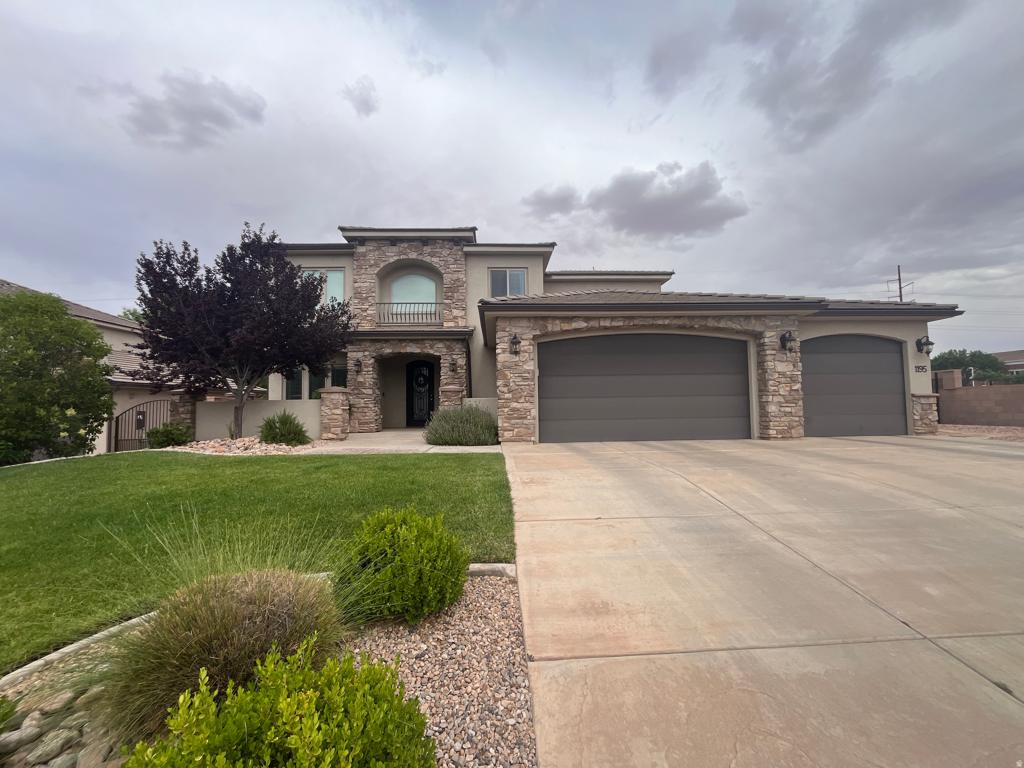 Very well cared for home in one of the favorite neighborhoods in Washington County. The main floor has a spacious living room, kitchen and Primary Suite, along with an office, mud room and half bath. Upstairs has five more bedrooms, two bathrooms, a laundry room and a family room. The lot is ready to enjoy with nice lawn, fruit trees, garden boxes, sport court, in ground trampoline, and room for almost anything you need. The fence is designed to be easily removed so you could add RV Parking, a shop, pool or more. The back of the home points east so you get morning sun and shade across much of the backyard all afternoon. The primary suite has two big closets, laundry hookups, separate shower and tub, two vanities, water closet and linen closet. Recent updates include kitchen counters and main floor carpet. Easy one floor living with room for all the little ones or guests you could want. No HOA! Roomy 3 car garage.