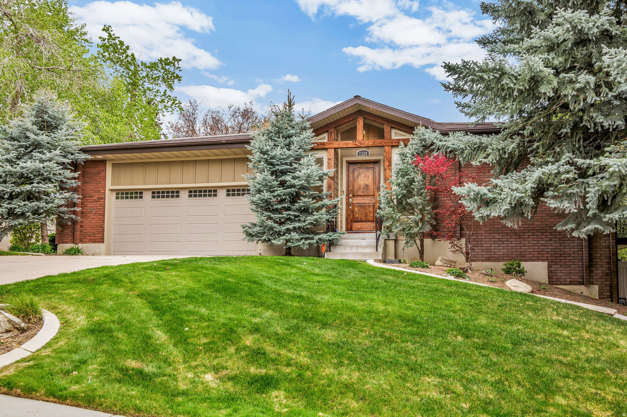You are going to love this beautifully updated Bountiful Rambler in a highly sought after neighborhood.  It features an open concept kitchen and family room with vaulted ceilings and a gorgeous view of the spacious backyard with loads of mature trees and flowers and lots of room to play including a basketball court, trampoline and play set.  You will also enjoy single level living with a main floor laundry, primary master with ensuite including separate oversized tub and shower and an additional room that could be either a bedroom or office.   Then you will still have a large family room and 3 large bedrooms in the basement.  All of this in a convenient, desirable Bountiful neighborhood.