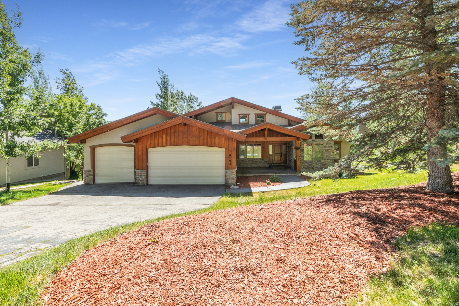 5 bed, 5 bath unfurnished SFH with  a main level master, amazing views, and a sports court!  This home is exceptional for everyone!  On almost a half acre, with a flat short driveway leading to a large 3 car garage, entry to the main level is easy!  From the front door, you walk in to see the great room complete with vaulted ceilings, hardwood floors, granite counters, large windows, and a french door leading to a large deck with incredible mountain views.  To the right of the entry is a nice sized office, and then further to the right is the master suite.  To the left of the great room are 2 more bedrooms with a jack-and-jill bathroom for their use.  Upstairs there is an open loft perfect for a piano, mahjong table, or a kid's play area. The lower level has another full living room and kitchen as well as 2 more bedrooms, a media room, and a gym room.  There is also a ton of storage!  Outside you will enjoy a spectacular yard with a pickleball/basketball court- all in the wonderful Jeremy Ranch neighborhood!  LEASE INFORMATION  Minimum 1 year lease.   Utilities and landscape maintenance not included in rent.  First month's rent and security deposit due upon signing. NO SMOKING/VAPING. PETS NEGOTIABLE.  Verification of funds and employment required.   Note that photos have been edited to remove furnishings.  Renters should verify accuracy of pictures.  The information contained herein is furnished to the best of knowledge. Tenant and/or tenant's agent responsible to verify the accuracy of all information. This information is subject to change without notice. Brokerage assumes no responsibility for accuracy.