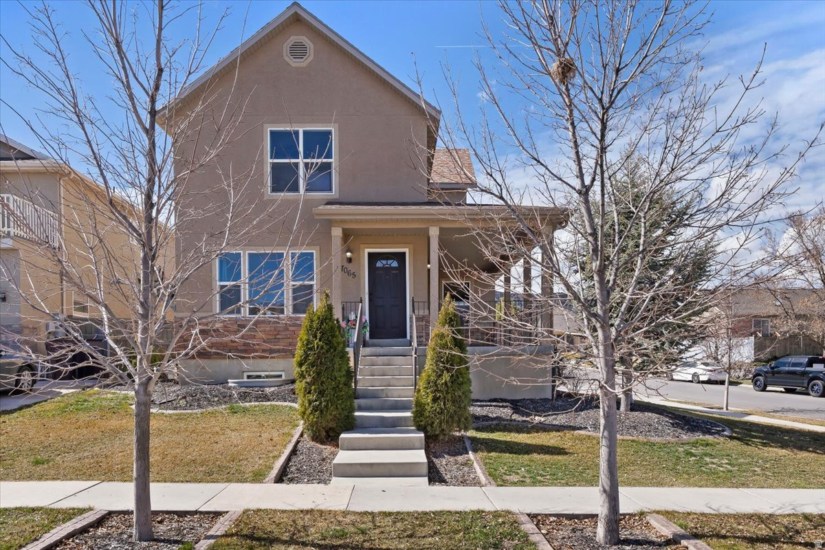 Beautiful corner lot with incredible mountain views from the Primary Bedroom. This home has an amazing oversized porch to enjoy summer evenings. Large walk in closets and master bedroom has an en-suite bathroom. The floorplan is great with an open kitchen to the large dining area and an nice inviting living room. Basement is a great opportunity to build equity. The yard has RV parking and a 220 power plug for RV or hot tub. Inside fridge included. Garage fridge excluded. Buyer to verify all info. Information is provided as a curtesy only.