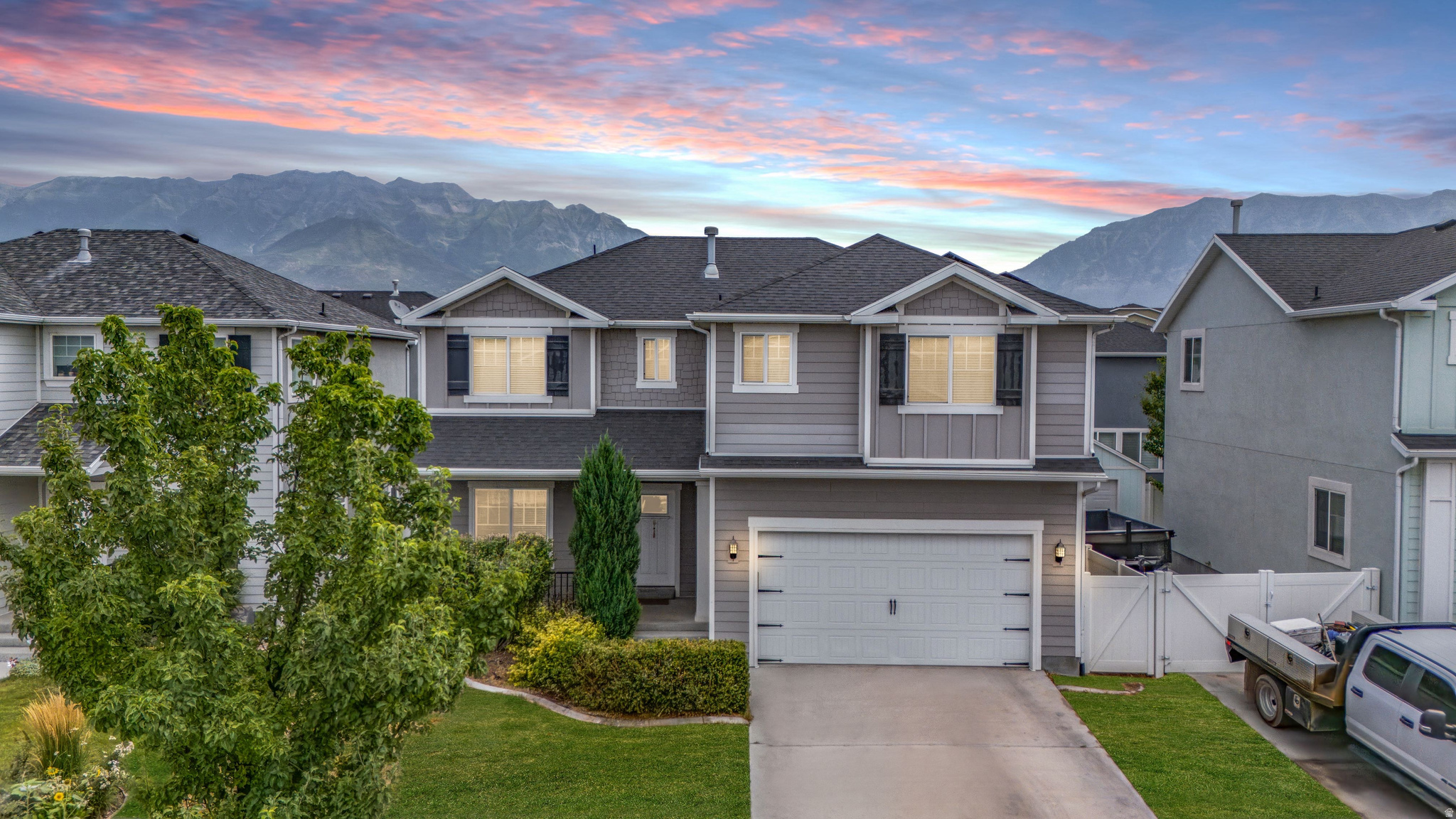 Rare opportunity in Vineyard with seller financing available at 3%, no balloon payment.  Flexible options, call the listing agent for details! This move-in-ready home features an updated kitchen with gas cooktop and built-in dishwasher, vaulted ceilings in the primary suite with a walk-in closet and separate tub/shower, plus a fully finished basement perfect for multi-generational living, a home office, or rental income potential. Enjoy a fully fenced, low-maintenance yard with mountain views, full auto sprinklers, and a 2-car garage. No HOA. Minutes to Utah Lake, parks, shopping, and I-15 access. A couple of rooms are currently rented, with a rental history of bringing in around $5400/mo!