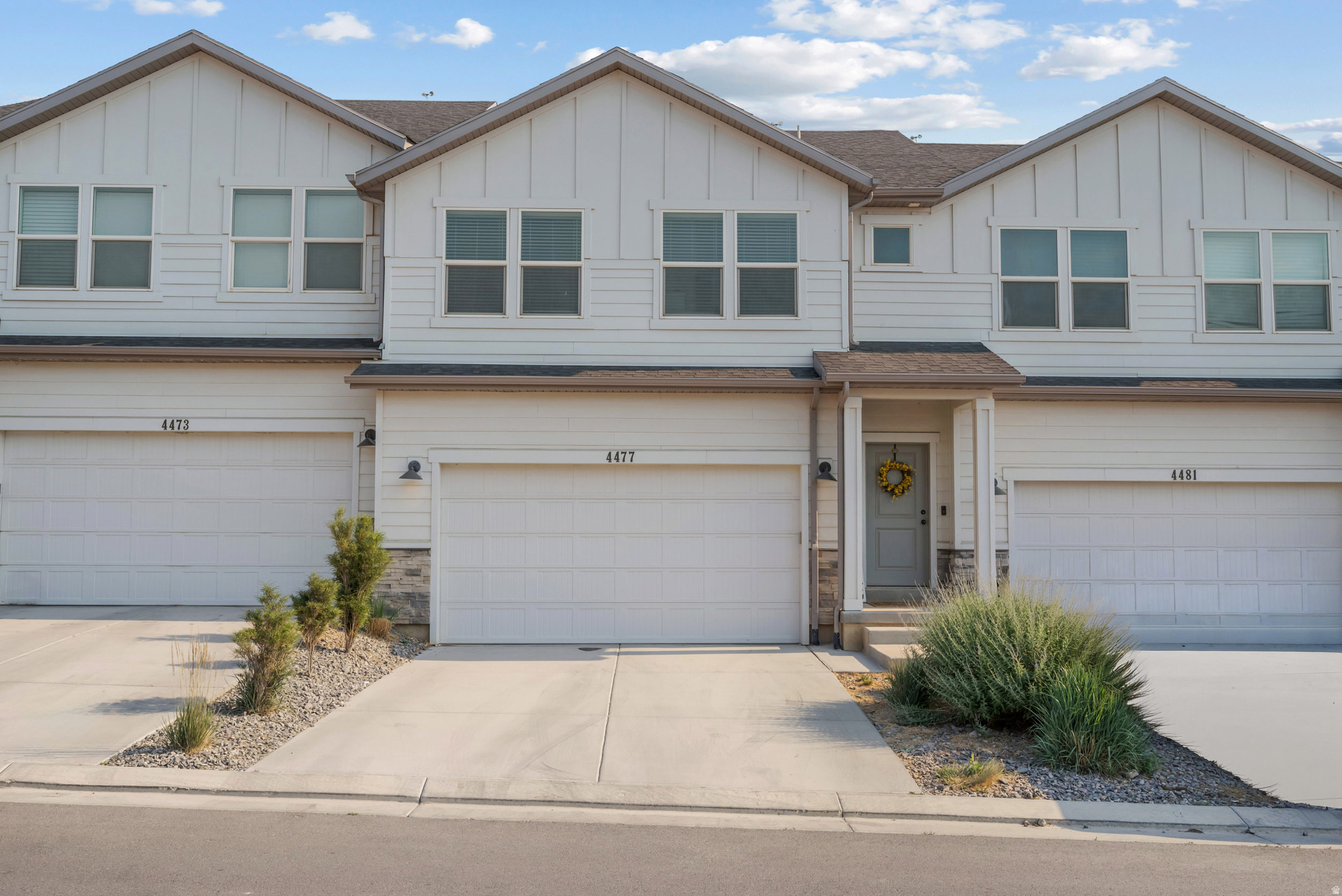 $10,000 toward buying down rate or closing costs! Come See this modern, turn-key townhome ready for you to call home! The only unit for sale in the neighborhood with a a private fenced area in the back. This home boasts an open main-floor great room with a large island and family room, plus LVP waterproof flooring, quartz countertops, spacious master with walk in closet and master bathroom with large shower, double vanity and separate toilet room! Smart video doorbell and garage app operated from your phone. Bidets in master and powder bath. Hose spout in garage for cleaning your car. Upgraded reverse osmosis water filtration system with pump gives you purified drinking water fast. You'll love the resort-style amenities including private pickleball court, pool, and playground, and ample guest parking. Located on the border of Saratoga Springs and Eagle Montain with great access to Mountainview Corridor with shopping, restaurants and entertainment just minutes away. Fully fenced yard is watered and mowed by HOA (yes, even the back yard!) No back door neighbors with views of the valley and mountains! Square footage a courtesy. For video walkthough, click TOUR button at the top of the listing. Buyer to verify all.