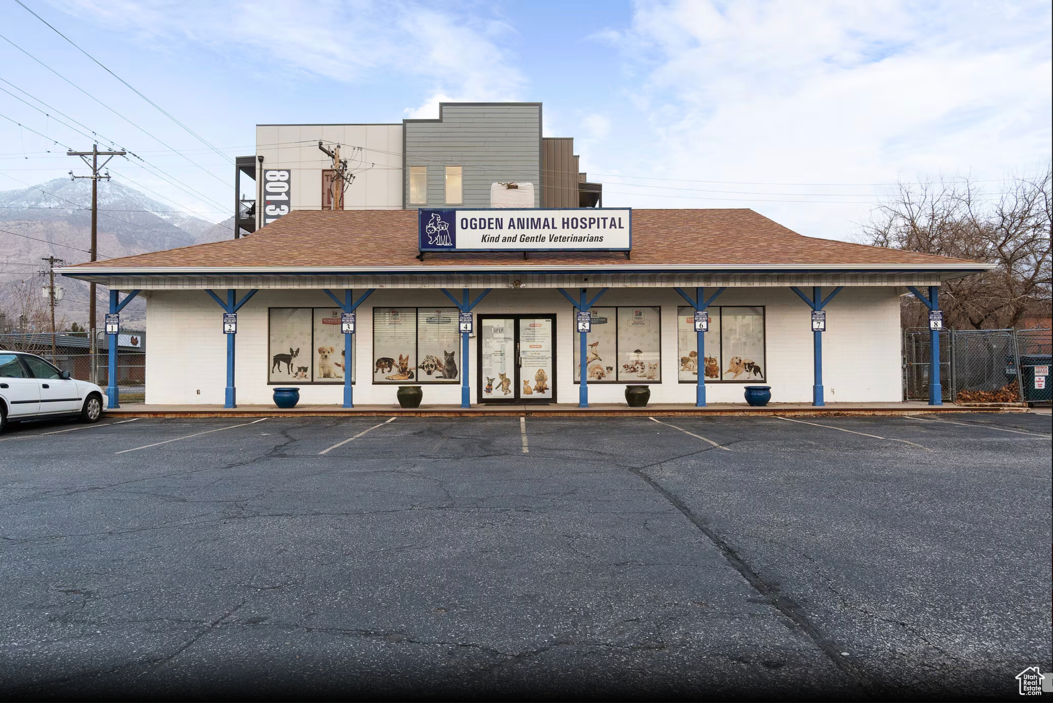 Turnkey Veterinary Clinic  Prime Ogden Location! Don't miss this rare opportunity to own a well-established, full-service veterinary clinic with excellent visibility and frontage in a high-traffic area of Ogden. This reputable practice is known for its compassionate care, loyal clientele, and strong community presence. The clinic comes fully equipped and ready to operate, featuring multiple exam rooms, a surgical suite, kennels, and modern medical equipment. Ideal for a veterinarian ready to step into ownership or an investor seeking a profitable, growing business in the thriving pet care industry. Great location, great reputation, and endless potential!