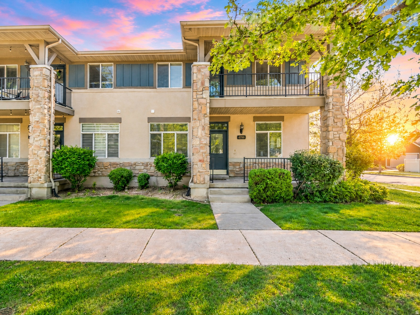 Live in one of Utah's most sought-after communities! This end-unit townhome in Daybreak just got fully updated on the interior! New waterproof LVP flooring, carpet, trim, baseboards, fresh paint, modern light fixtures, faucets, toilets, and more! This unit offers extra privacy being an end unit which means fewer shared walls and more windows creating a bright and inviting space. This home also features a comfortable and functional layout, an attached 1 car garage, a fenced concrete side patio area, and a private walkout balcony on the second story from the primary bedroom that is perfect for enjoying your morning breakfast outside or relaxing at the end of a long day watching the sun set. 3 bedrooms and 2 full bathrooms upstairs and half bath and laundry on the main. 3rd bedroom upstairs doesn't have a closet. Central location close to Soda Row for dining and entertainment and also near the TRAX red line, shopping, and outdoor recreation. HOA fee includes high speed fiber internet, water and trash utilities, and the Daybreak HOA amenities which includes pools, parks, splash pads, fitness centers, miles of scenic walking and biking trails, lake access, etc. Come see this today before it's too late!
