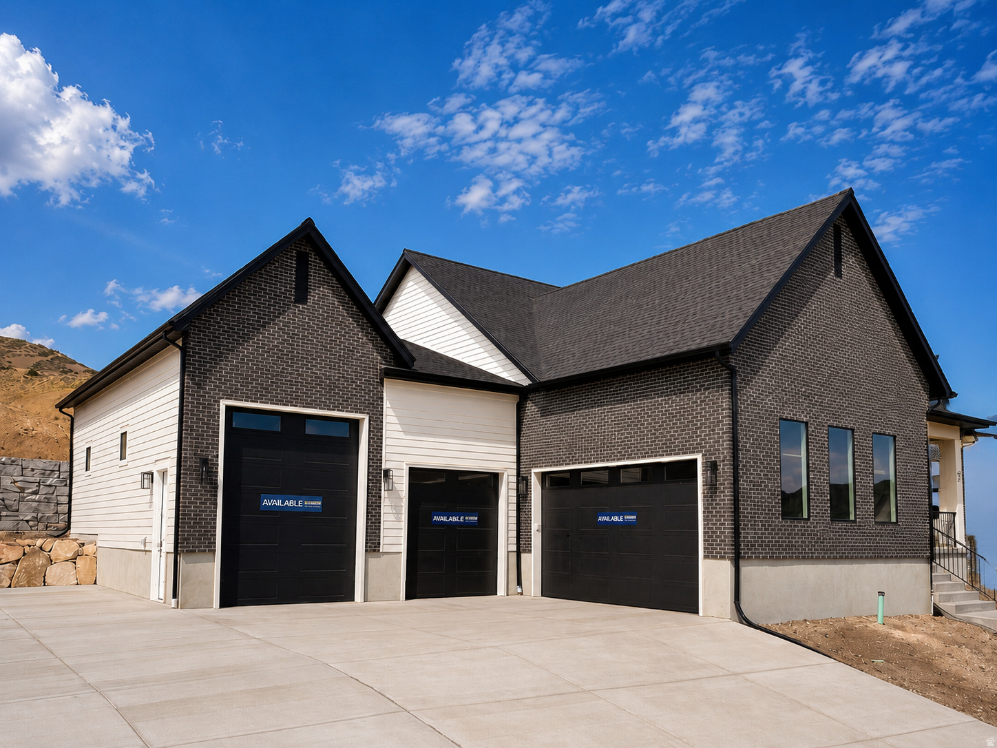 Now selling in Inverness. The Timberlake floor plan is a single-story home featuring 3 bedrooms, 2.5 bathrooms, and a 4-car garage, including a 2-car garage, oversized third-car garage, and RV garage. The main level offers approximately 3,003 finished square feet with an open layout connecting the family room, kitchen, and dining area. The kitchen includes a butler's pantry and functional layout for everyday use. The primary suite includes a walk-in closet and private bathroom, while additional bedrooms are located separately along with a dedicated office near the entry. The home also includes an unfinished basement of approximately 3,197 square feet, providing space for future bedrooms, bathrooms, living areas, or storage. Includes builder warranty with smart home system, smart home package, and radon mitigation system. Located in Lehi with convenient access to shopping, dining, and freeway access. Ask about our $25,000 toward closing costs with DHI Mortgage.