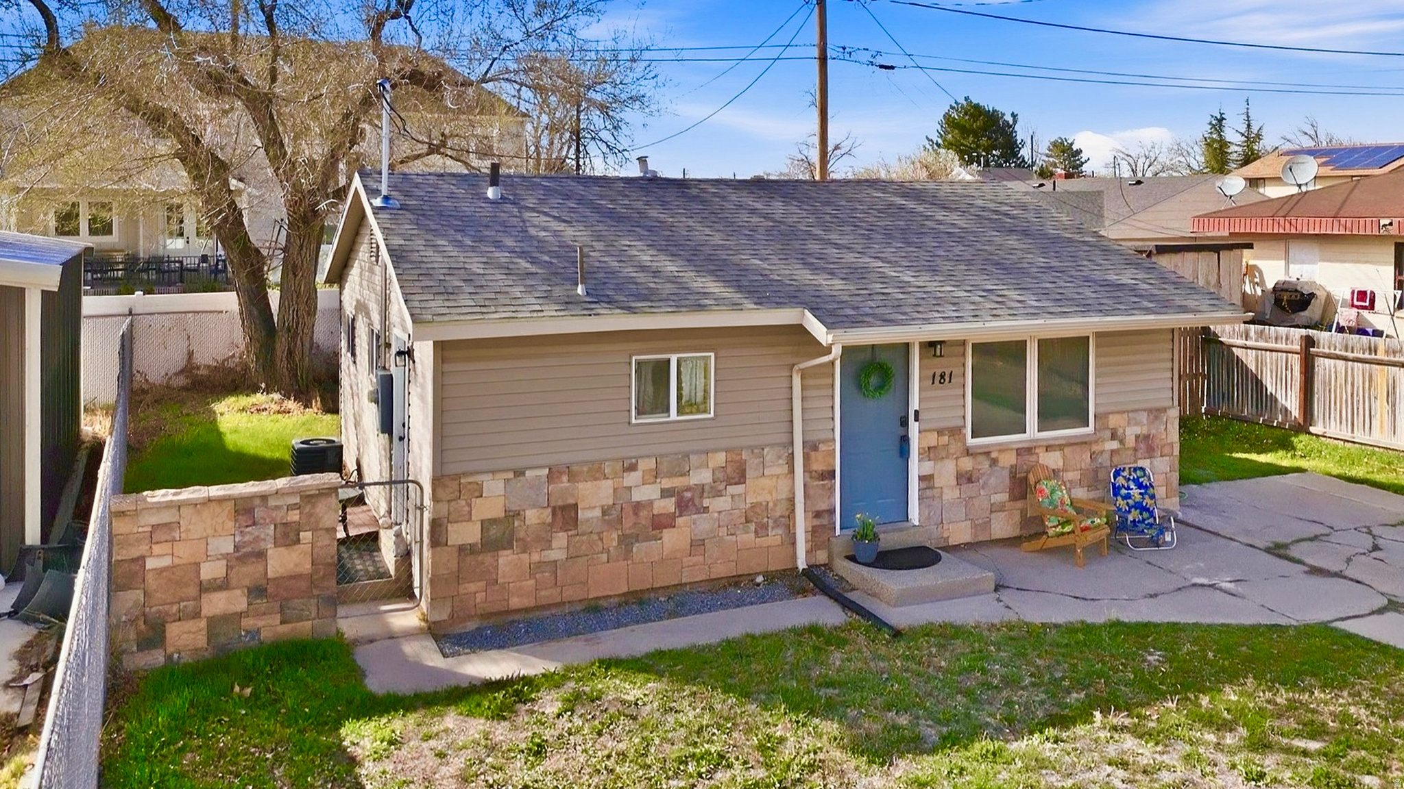 If you've been looking for a home that feels tucked away but still close to everything... this is it. This 2-bedroom, 1-bath home sits on a spacious 0.19-acre lot, with the home positioned toward the back, giving you more privacy and less road noise (a rare find at this price point). You'll love the mountain views, plus being just 10 minutes from Provo Canyon for hiking, weekend drives, and everything Utah living is about. Easy access to I-15, schools, and shopping keeps your day-to-day super convenient. Simple, functional, and in a location that's hard to beat.   Square footage figures are provided as a courtesy estimate only. Buyer is advised to obtain an independent measurement.