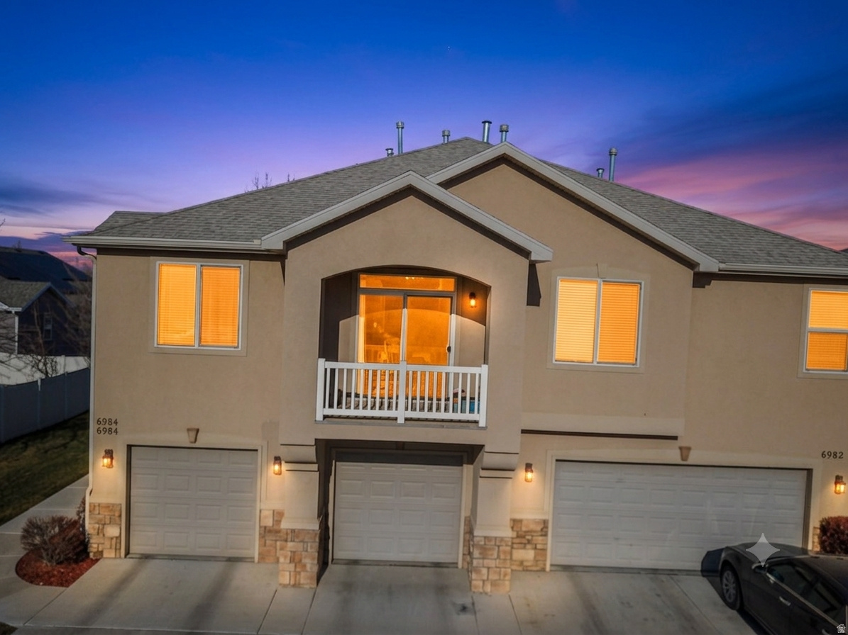 Welcome to this open concept 2-bedroom, 2-bathroom condo with modern finishes within the Towns at Hunter neighborhood of West Valley City.  This home provides updated interior systems and access to community amenities.  Interior Upgrades & Key Features Premium Kitchen: Finished with durable granite countertops, and stainless steel appliances. Modern Bathrooms: Both full bathrooms feature upgraded granite vanities. Inclusions: Move-in ready with the refrigerator, washer, and dryer all included in the sale. Major System Updates: new furnace (2024) and central AC (2020) for reduced utility costs and long-term reliability. Garage: Attached 1-car garage providing secure parking and additional storage.  Community Amenities (HOA) The community offers a maintenance-free lifestyle with professional management including: Community Clubhouse for private events. Swimming Pool . On-site Playground.  Location & Proximity Data Situated near the intersection of major transit and entertainment hubs, this location is a primary choice for West Valley City residents: Retail & Dining: Minutes from Valley Fair Mall, a regional destination featuring 870,000+ sq. ft. of retail, 22+ restaurants, and a 15-screen IMAX theater. Entertainment: quick access to the Maverik Center, USANA Amphitheatre, and the Utah Cultural Celebration Center. Parks & Recreation: Walking distance or short drive to Centennial Park (sports courts/walking trails) and the Ridge Golf Club. Commuter Access: Strategically located near the Mountain View Corridor and I-215, providing a 15-20 minute commute to Downtown Salt Lake City and the SLC International Airport. Reach out for a Private Showing today.