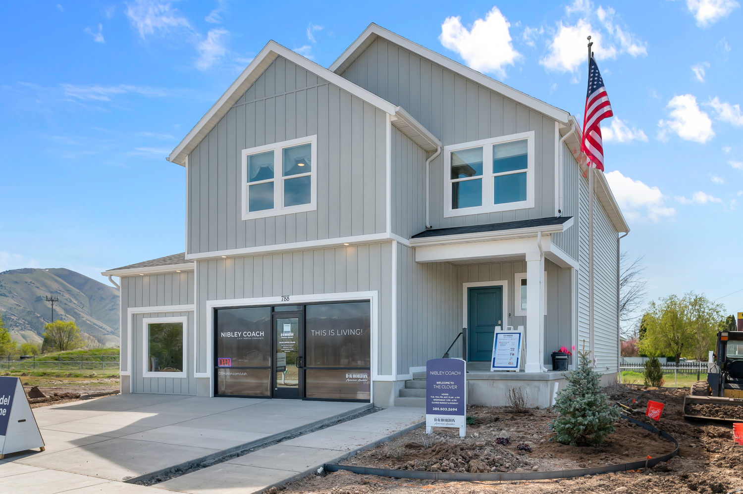 GRAND OPENING SPECIAL!! First 2 spec sales get 10k off of the purchase price. This discount is already reflected in the listed purchase price. Receive up to $6,000 toward closing costs when using DHI Mortgage*** Welcome to the Clover floor plan in the new Nibley Coach community! This beautifully designed two-story home features an open-concept main level with a spacious kitchen, dining area, and great room-perfect for entertaining and everyday living. Upstairs you'll find a generous primary suite with a private bathroom and walk-in closet, along with additional bedrooms and convenient laundry. The home also includes a 2-car garage and a full unfinished basement, offering plenty of room to grow and customize in the future. Buyers to verify colors, materials, and options. Square footage figures are provided as a courtesy estimate only and were obtained from building plans. ***Sales Center Hours: Open Tuesday, Thursday, Friday, and Saturday from 11:00 a.m. - 6:00 p.m. Wednesday from 1:00 p.m. - 6:00 p.m. Closed Sundays and Mondays. Call for an appointment!