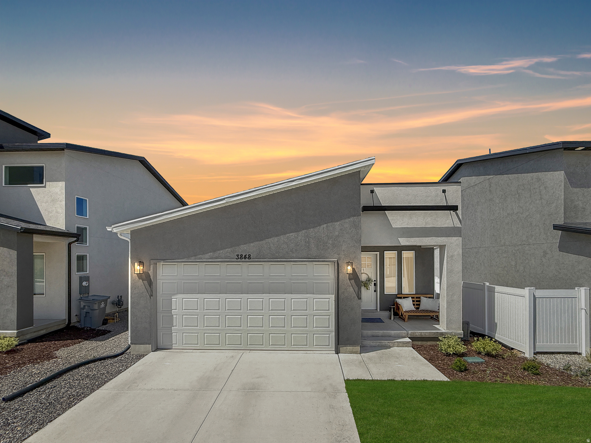 ** MASSIVE PRICE IMPROVEMENT! ** Tucked into the base of the Mapleton mountains, this newer construction modern rambler offers a rare combination of views, access to outdoor recreation, and future upside-all at a compelling price point. From the moment you walk in, the home opens up into a bright, open-concept layout where the kitchen, dining, and living spaces flow seamlessly together. The design allows you to see straight through the home, creating an airy feel with natural light that carries throughout the main level. Window blinds have already been installed throughout, adding both privacy and convenience from day one. The main floor features three bedrooms and two bathrooms, including a comfortable primary suite with its own private bath. Downstairs, the unfinished basement provides a clear opportunity to expand-easily accommodating two additional bedrooms, a bathroom, a large living area, and ample storage as your needs grow. Outside, the backyard is a blank slate, with neighboring fencing already underway-making it easier to finish and customize over time without starting from scratch. Located in South Mapleton, the home offers a quieter, residential feel while still maintaining quick access to everyday essentials and recreation. You're just minutes from multiple city parks, a brand-new city pump track, and upcoming park amenities including soccer fields and playgrounds. Outdoor opportunities are right at your doorstep, with easy access to hiking and biking trails, Spanish Fork Canyon, and the Spanish Fork Reservoir. Golf courses like Spanish Oaks and Hobble Creek are also just a short drive away. Schedule your showing today! Square footage figures are provided as a courtesy estimate only and were obtained from the building plans. Buyer is advised to obtain an independent measurement.