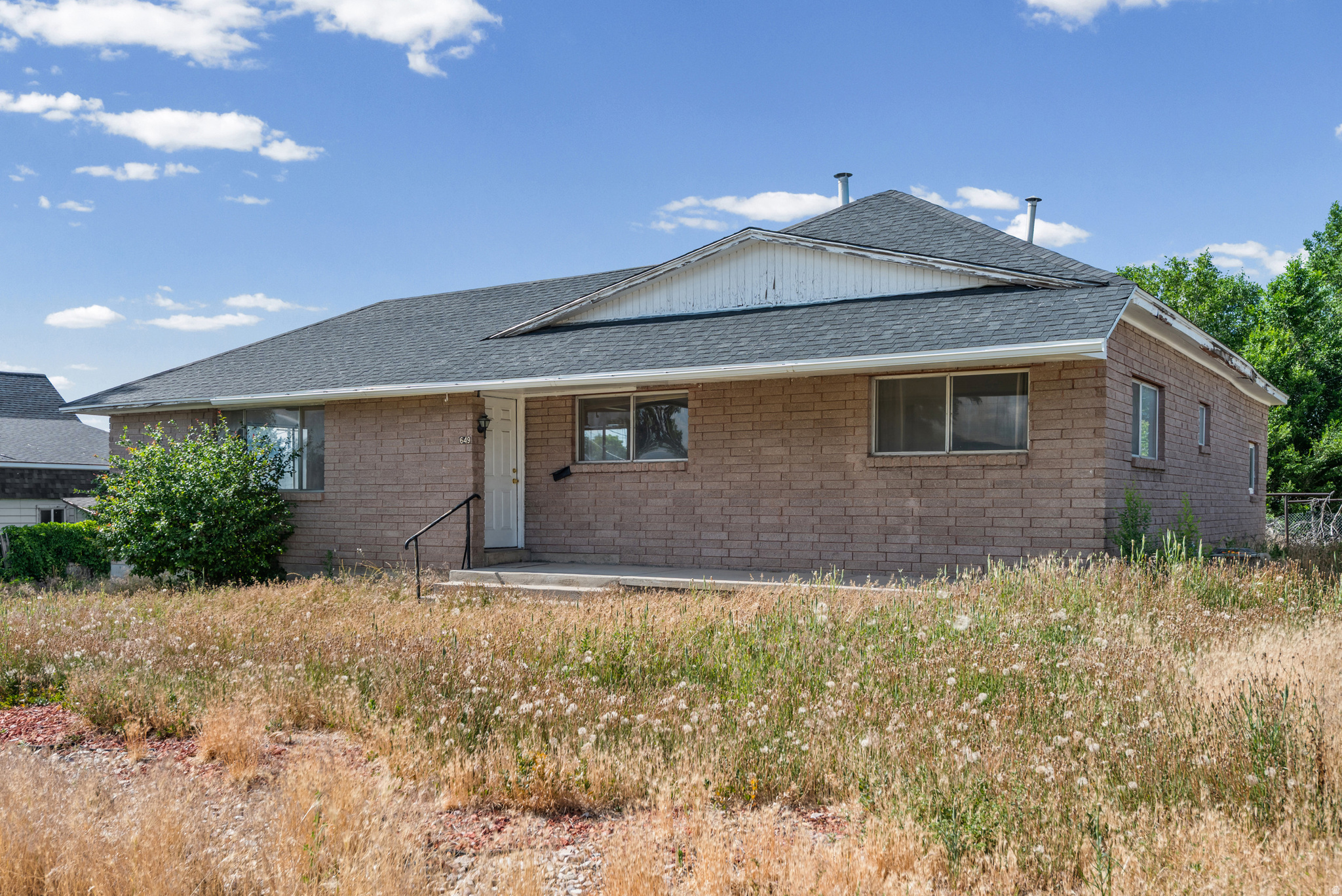 Great brick home located in central Spanish Fork. Home has 3 bedrooms and 1 bathroom and an unfinished basement. It sits on a .45 acre lot and has a ton of potential. Lot potentially qualifies for an infield overlay exemption allowing up to 4 units total on the property. Buyer to verify all information.