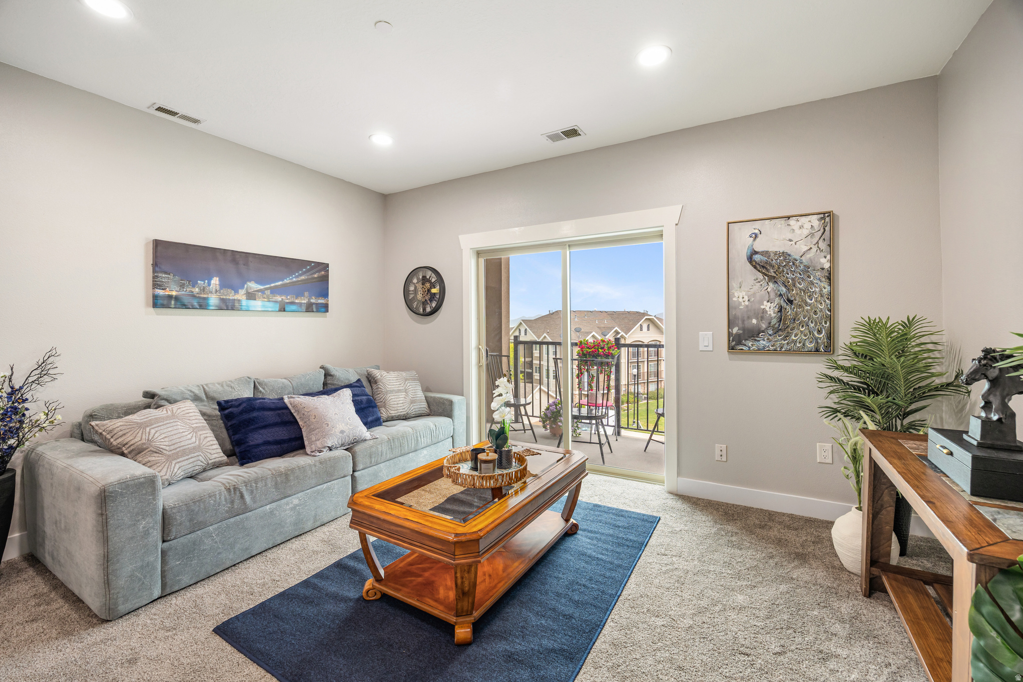 Beautifully remodeled 3-bedroom, 2-bath condo in the desirable Harvest Hills community! This move-in-ready home features new carpet, fresh paint, updated appliances, open-concept living, a spacious primary suite, private balcony with mountain views, and a 2-car garage. Community amenities include playground, pavilion, and nearby walking paths. Conveniently located near schools, shopping, dining, parks, and quick access to Redwood Rd and Pioneer Crossing for an easy commute. Minutes from Utah Lake recreation and Silicon Slopes growth corridor. Seller financing available.  Inquire for details. Owner/Agent.