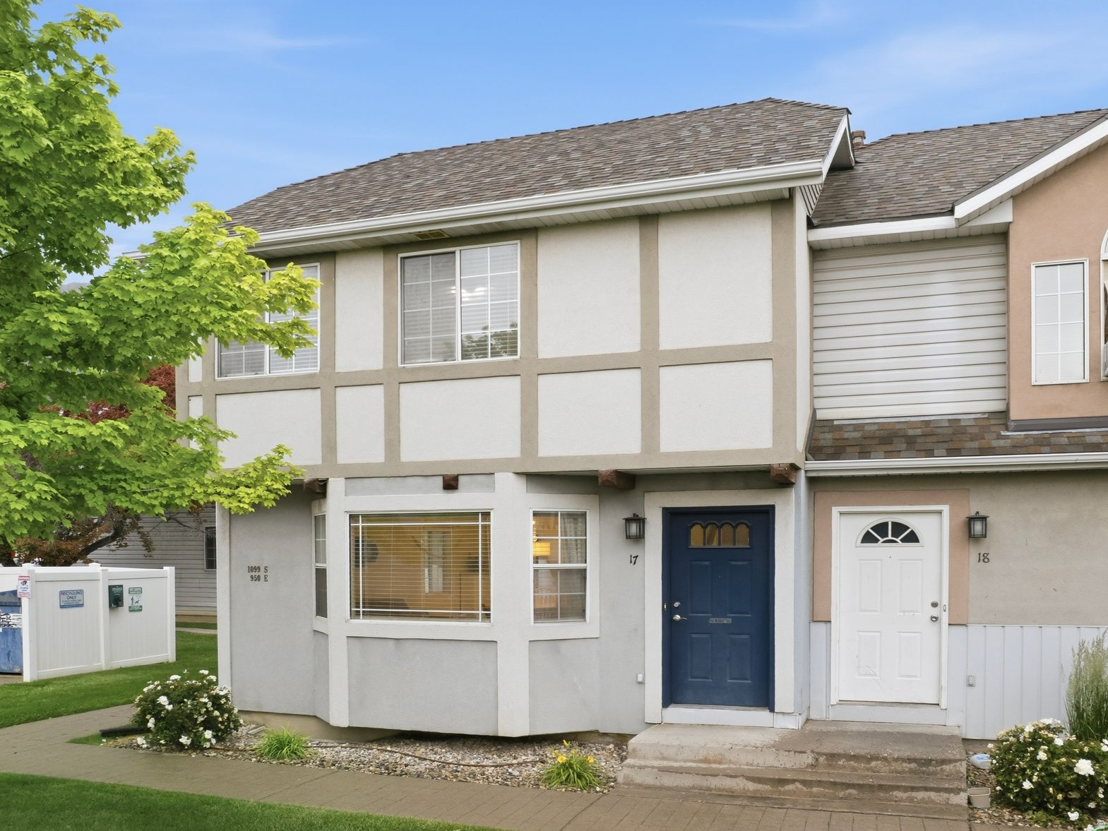 Thoughtfully updated row-end townhome in a beautiful South Provo neighborhood. 3 Bed 2 Bath with updated paint, flooring, appliances, lighting, and fully finished basement! Spacious basement living area could easily be converted to a large primary or guest suite, or reconfigured to fit your needs. Private back patio, covered parking, and added privacy as an end unit will make this one go fast! Call to schedule your private showing today. Square footage figures are provided as a courtesy estimate only and were obtained from county tax records. Buyer is advised to obtain an independent measurement.