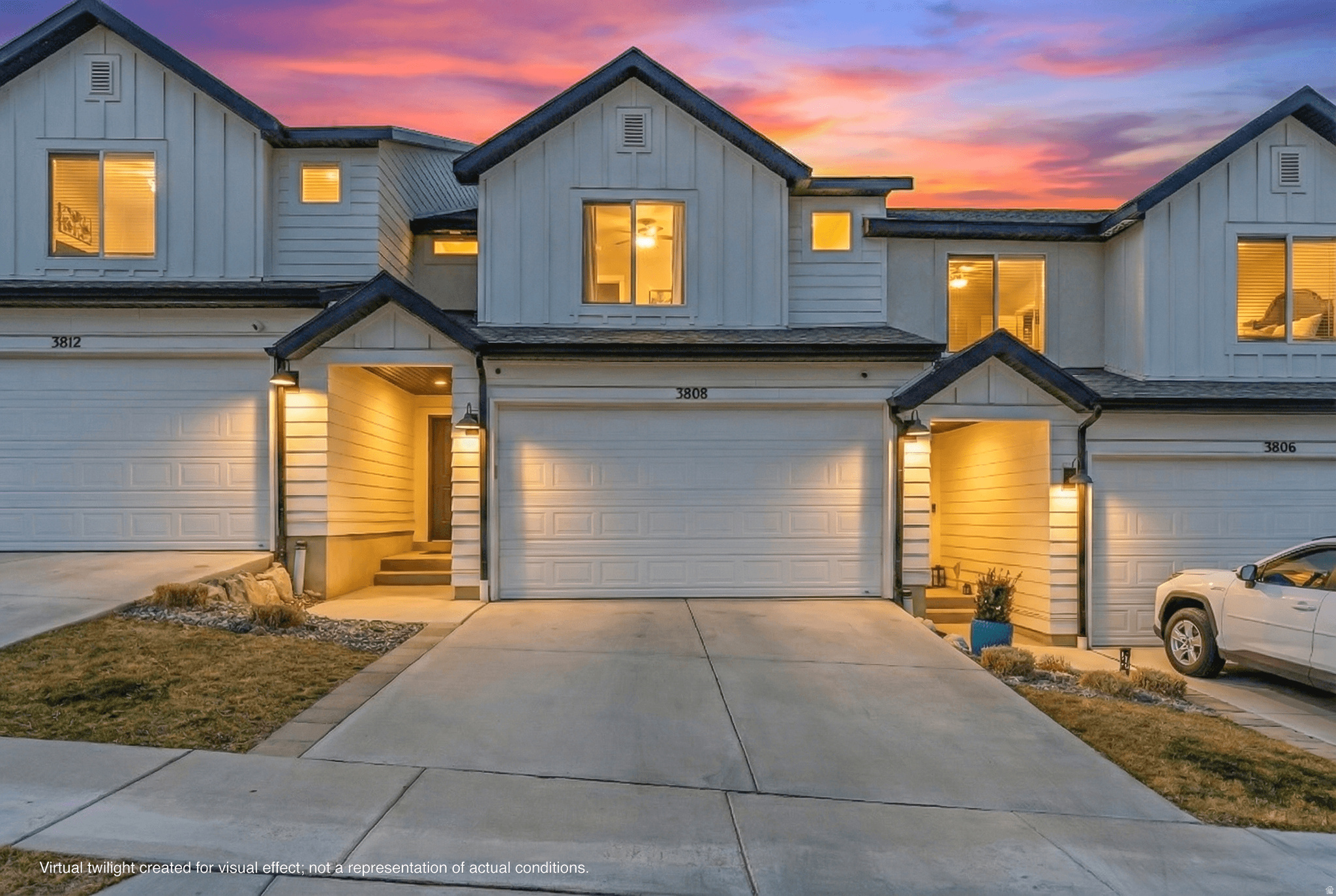 Beautiful townhome located in Magna. This home features 4 spacious bedrooms, 3 full bathrooms, and 1 half bathroom, offering a comfortable and functional layout. The kitchen showcases quartz countertops and a large quartz island, complemented by stainless steel appliances throughout. The property also includes a 100% finished basement, providing additional living space ideal for entertainment, guests, or a home office. Enjoy the convenience of a 2-car garage with parking for up to 4 vehicles. Conveniently located near shopping, dining, and other local amenities, with an HOA covering snow removal and landscaping. A wonderful opportunity to own a move-in ready home in a growing community.