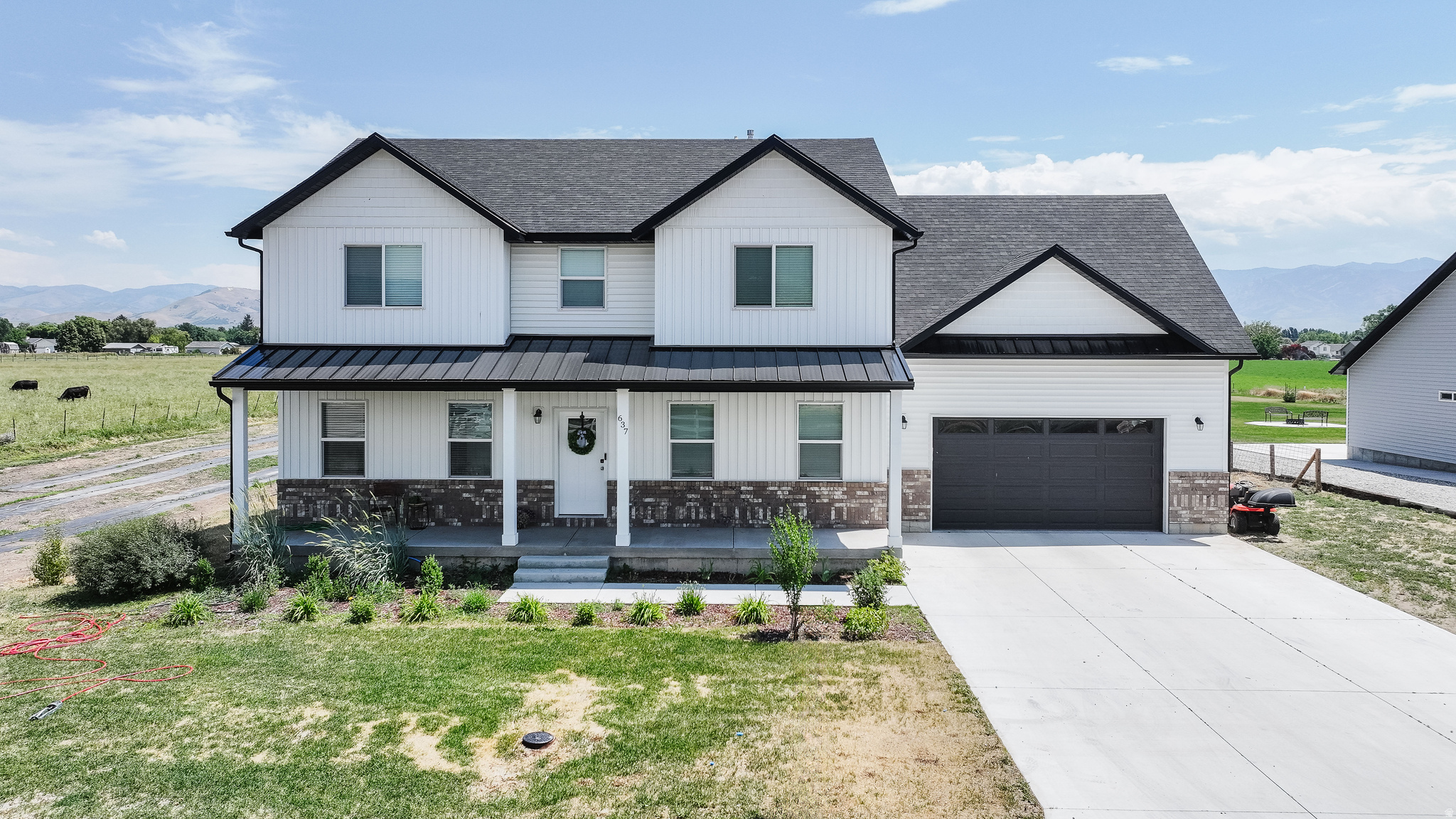 This is the total package! This two story has a great floor plan and tons of upgrades on a huge city lot! The floor plan is a great set up with four or five bedrooms on the second floor along with the laundry. The fifth bedroom/bonus room can also be an awesome second family room in addition to the great room on the main floor the sixth bedroom/den is also on the main floor and could be a great guest room. You will fall in love with the huge pantry/storage room just off from the kitchen and mud room. The outdoor space is great for entertaining or relaxing, perfect for enjoying those warm afternoons on the shaded east side of the home.The sprinkler system in back yard is connected to the secondary irrigation.