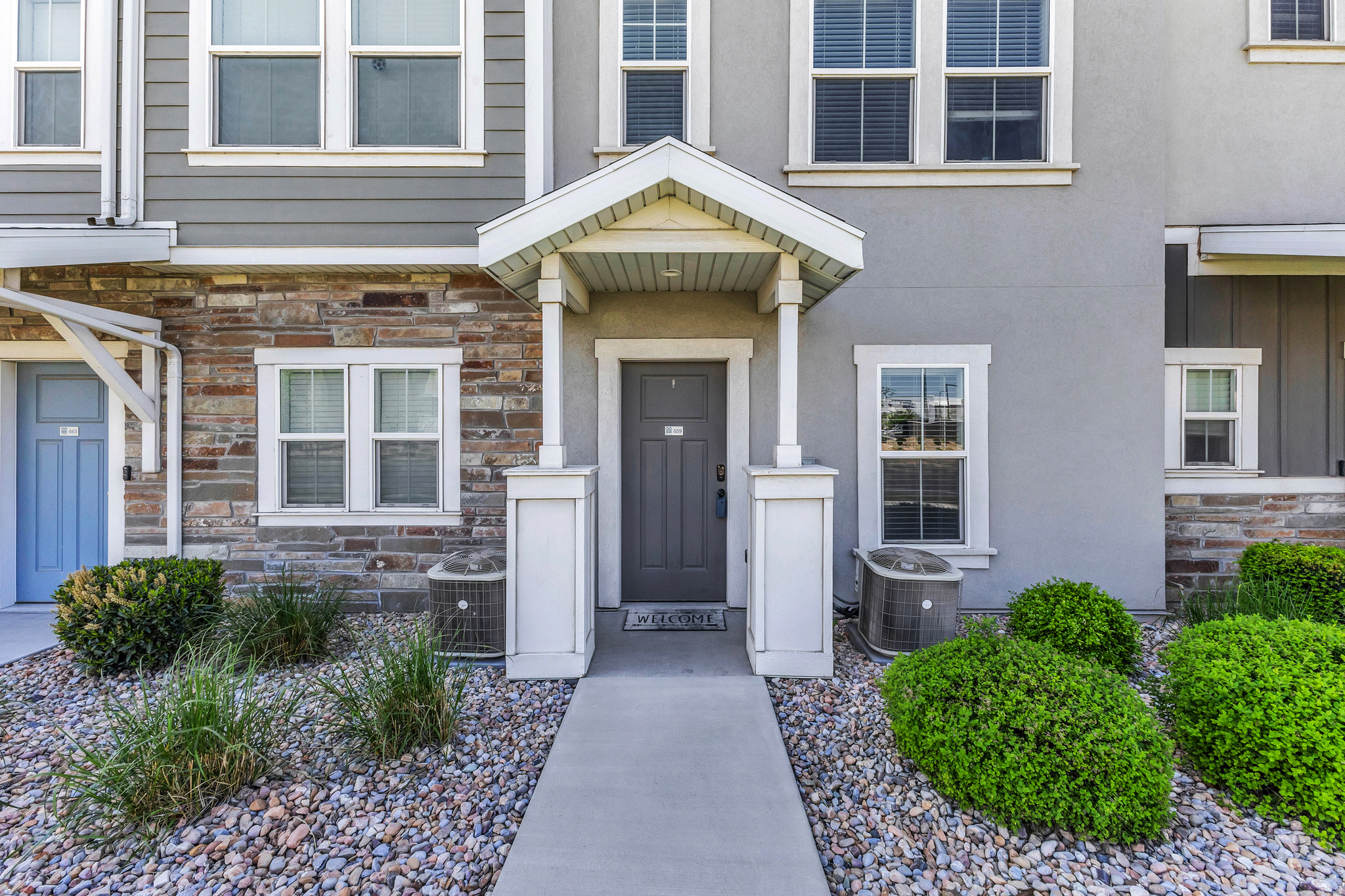 *OPEN HOUSE 7/7 5-6 PM* Beautiful 3-bedroom, 3-bathroom townhome in an unbeatable location near UVU! This well-maintained home features a bright, modern kitchen with wood cabinetry, stainless steel appliances. The open-concept floorplan offers spacious gathering areas, ideal for entertaining, while 9-foot ceilings throughout most of the home create an airy, expansive feel. Community amenities include a pool, hot tub, gym, clubhouse, tennis courts, and playgrounds. Located just a 2-minute walk to Megaplex, Topgolf, and numerous restaurants, with quick access to I-15, this home offers both convenience and fun right at your doorstep. Additional parking is limited to the attached 2-car garage. Second floor bathroom is plumbed for a tub/shower. Owners may reserve an uncovered parking space for $120/month, and guest overnight parking is available through the community app. This beautiful home is move-in ready and a must-see! Square footage per county records; buyer to verify all information.