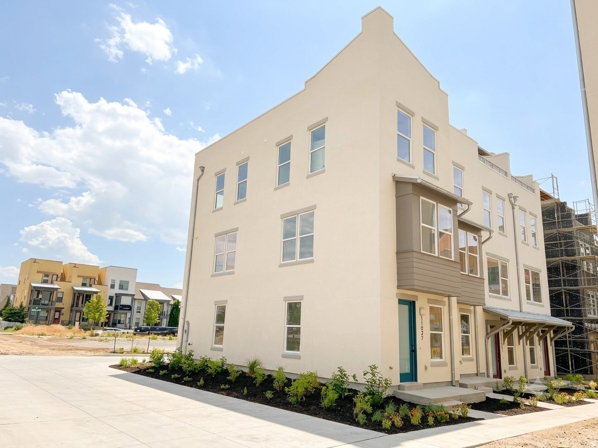 Urban Living in the Heart of Downtown Daybreak! Just a Short Walk to the Bee's Ballpark, this Manhattan Townhome Offers 2 Bed, 1.5 Baths, and a Flex Room that's Perfect for a Home Office, Workout Space, or Whatever Fits your Lifestyle. You'll Love the 9-Foot Ceilings on Every Floor and Open Railings Throughout that Give the Home a Bright, Open Feel. Ready for Quick Move-In Now! Photos are of the Actual Home. Preferred Lender Incentive Available-Ask Listing Agent for Details!