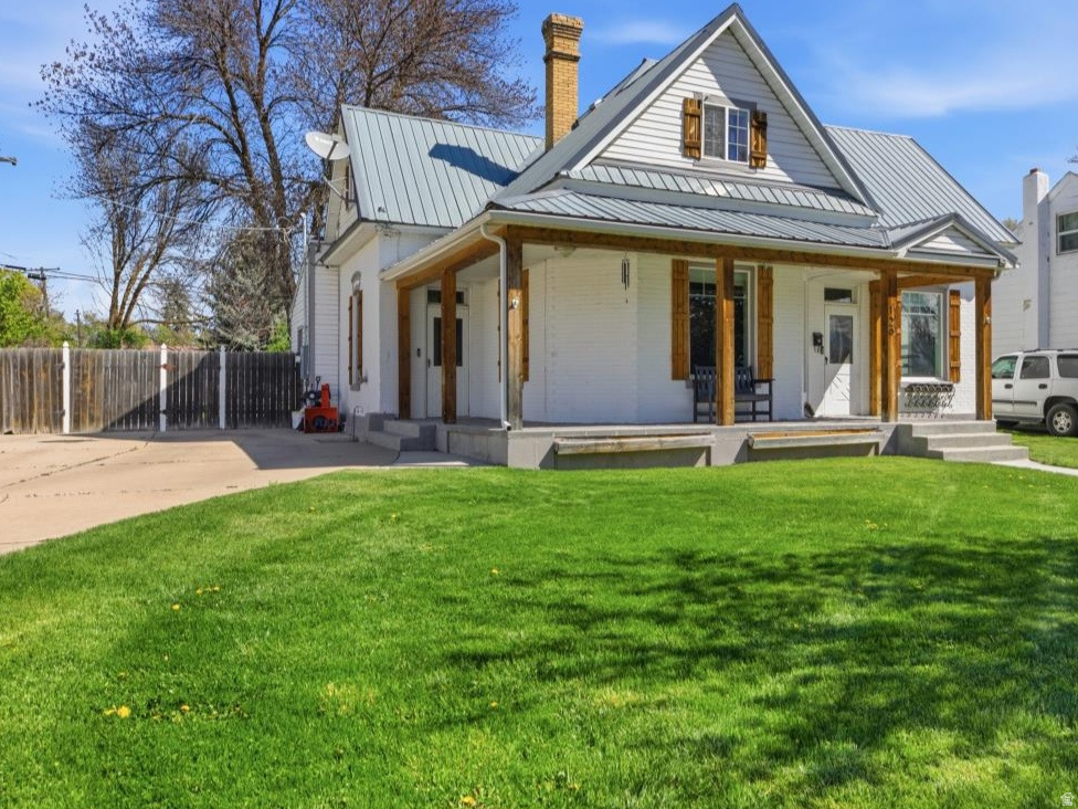 Don't miss this exceptional opportunity! This beautifully updated 5-bedroom, 3-bathroom home blends the timeless charm of a classic property with the comfort and style of modern upgrades. From the moment you arrive, the inviting curb appeal sets the tone for what's inside. Enjoy a spacious, fully fenced yard with mature trees that provide shade and a serene setting. The wraparound front porch is perfect for relaxing summer evenings, while the backyard features a large patio area ideal for entertaining. Thoughtfully renovated and move-in ready, this home offers the perfect balance of character and functionality-come see all it has to offer!