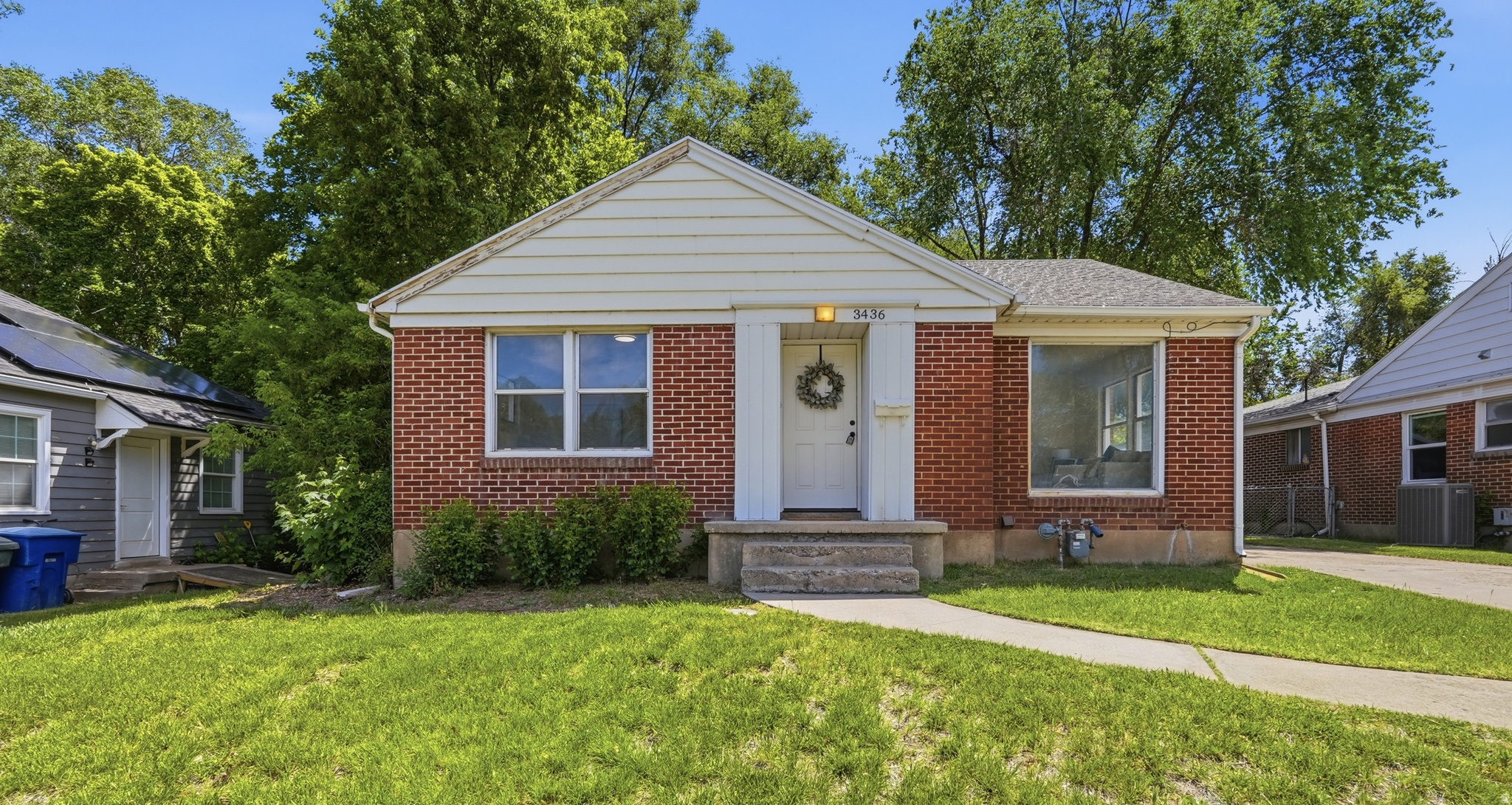 Completely remodeled while still maintaining its timeless brick bungalow charm, this beautifully updated home features 4 bedrooms, 2 full bathrooms, and 2 spacious family rooms. The fully remodeled interior includes all new flooring with carpet, LVP, and tile, fresh paint, updated light fixtures, and new plumbing fixtures throughout. The stunning kitchen has been completely renovated with brand-new cabinets, countertops, and appliances. Both bathrooms have been tastefully updated with new vanities and beautiful tile surround showers. Major system updates include all new plumbing, updated electrical, and new basement windows for added comfort and peace of mind. Outside, enjoy the covered patio and a detached 1-car garage, all while being tucked into a charming established neighborhood.