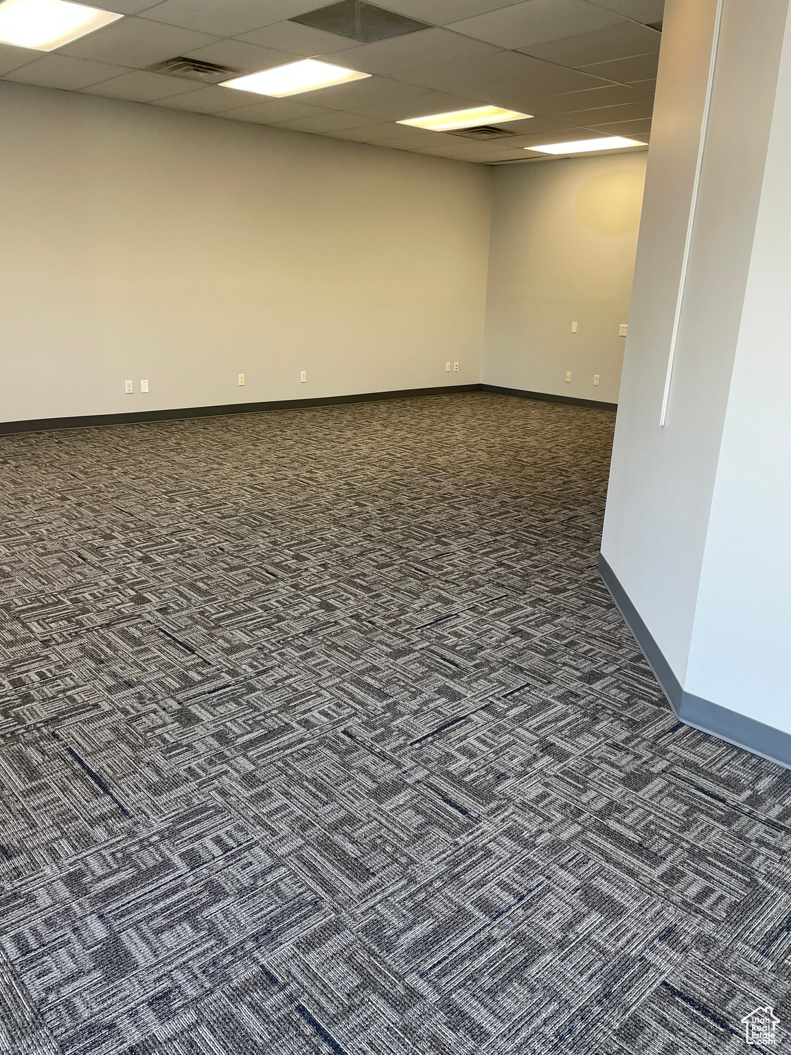 2080 SF of beautiful office + warehouse space available immediately. This unit was recently carpeted and painted, giving it a modern and clean look. The unit has 700 SF of open office space, including one restroom and a kitchenette/break room. There is also 1380 SF of warehouse space that has been being used as a church chapel. The Landlord is willing to remove the drop ceiling, carpet, and LVP in the warehouse to make it true warehouse space. The rent is $3100 per month including the Landlord paying all fees except electricity, gas, and public utilities like internet. Call today to schedule a showing!