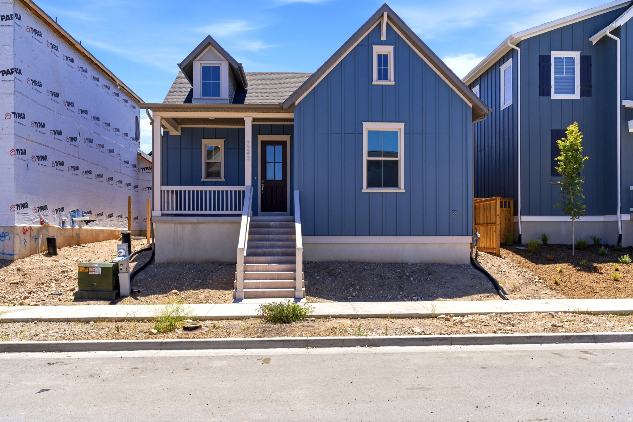 Stunning home with gourmet style kitchen , 10 foot ceilings on main floor, walk in closet, professionally designed.