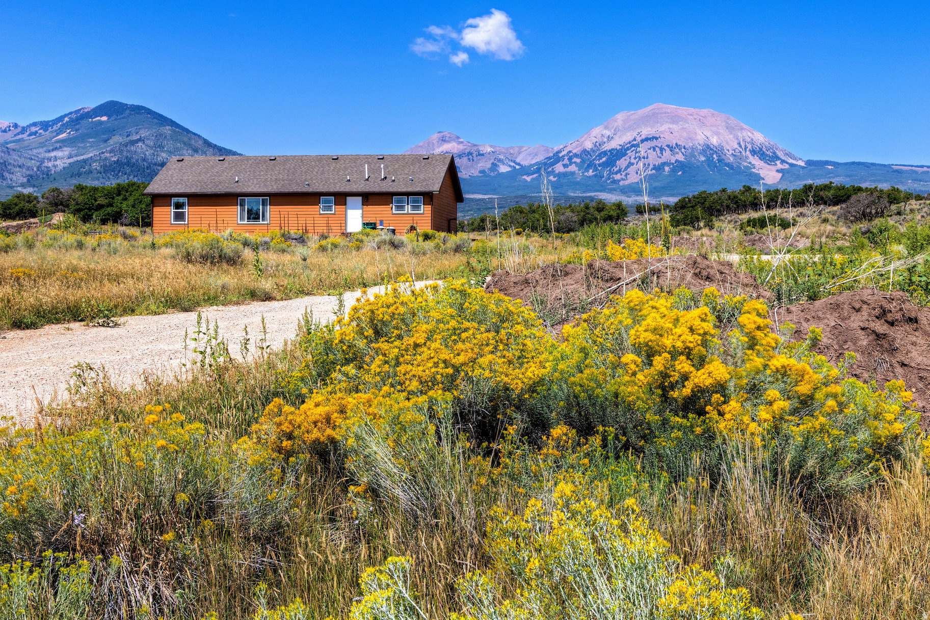 Peaceful Country Living Just 30 Minutes from Moab  Nestled in the scenic community of La Sal, Utah, this beautifully upgraded 3-bedroom, 2-bath home sits on 5.44 acres of tree-filled land, offering privacy, tranquility, and stunning mountain views-just a short drive from Moab, Utah. Step inside to find engineered hardwood flooring throughout the kitchen, living, and dining areas, creating a warm and inviting open-concept space. The bedrooms feature comfortable carpeting, providing a cozy retreat at the end of the day. Designed with efficiency and durability in mind, the home includes a conditioned and sealed crawlspace, along with a whole-house water filtration system. All appliances are included, making this truly move-in ready.  The expansive acreage offers lush vegetation and plenty of room to add a garage, shop, or additional improvements. Enjoy peaceful surroundings, wide-open skies, and incredible stargazing-this property is ideal for those seeking space, serenity, and a connection to nature. A conex container is included for extra storage. Gravel driveway on the east side of the house was added for RV parking.