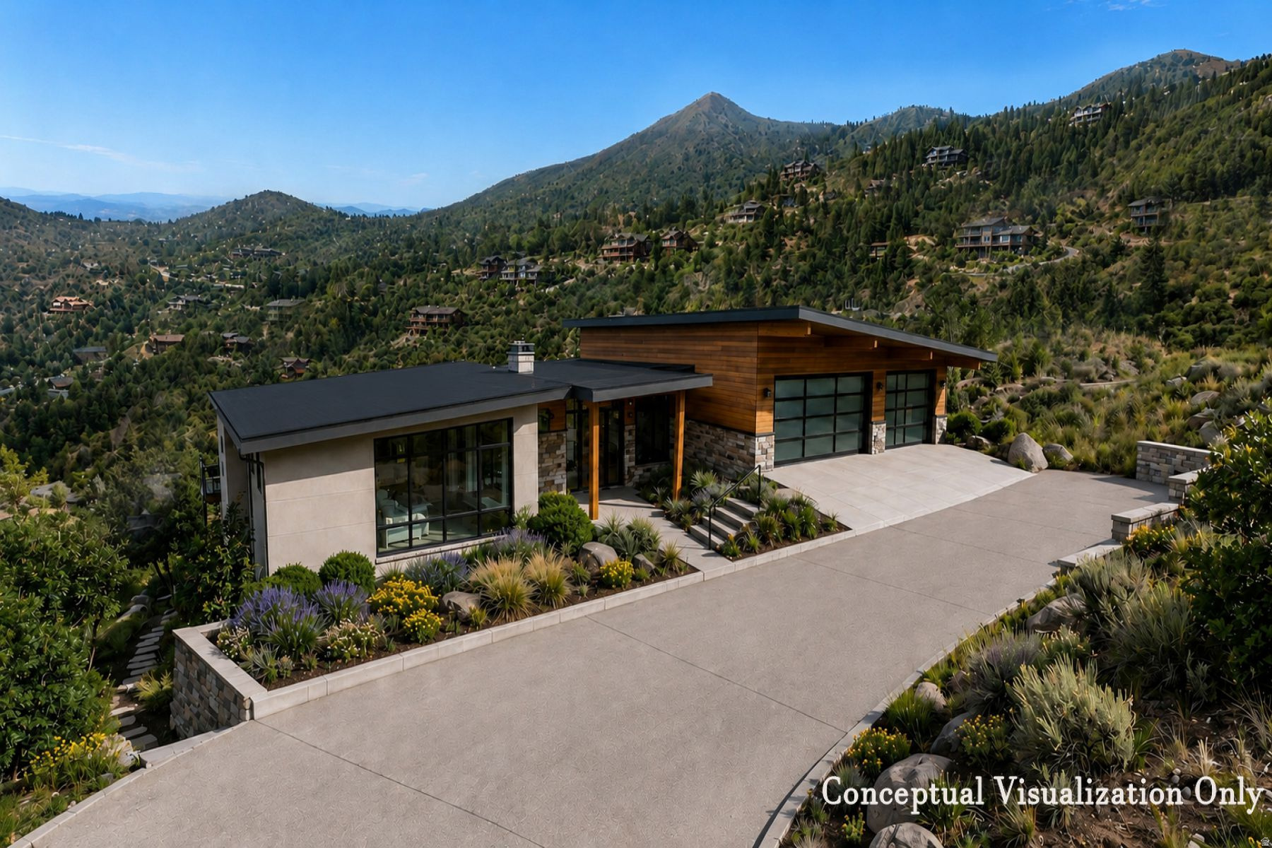 Nearly one acre in Pinebrook at 7676 Buckboard Drive, Park City, UT 84098 offers a rare build-ready opportunity for buyers searching Pinebrook Park City real estate, Park City 84098 lots for sale, or lots for sale near Park City. Priced at $625,000, this gently sloped homesite is positioned for soft morning light, year-round southern sun, natural mountain surroundings, and added separation from a public easement along the side of the parcel.  Included with the property are architecturally designed plans for a 4,246 sq ft modern mountain residence with four bedrooms, six baths, a main-level primary suite, a home office, open-concept living, walls of glass, and expansive decks designed to frame the alpine setting. The plans also include an optional 735 sq ft, one-bedroom, one-bath ADU apartment, creating added flexibility for guest space, a private studio, or separate living quarters. A completed geotechnical report further supports the path from vision to execution, giving this Pinebrook homesite a meaningful head start compared with many raw land opportunities.  Located in the Pinebrook subdivision in Park City's 84098 area, this parcel places outdoor access, hiking and biking trails, and nine ski resorts within an hour of the property. For buyers comparing Park City home sites under $650,000, lots for sale in Summit County, or Park City real estate with land and design potential, 7676 Buckboard Drive stands out for its lot size, preparation, and included modern mountain plans. View the existing photos and request the full plan and due-diligence package to evaluate the opportunity.