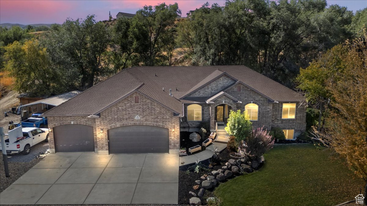 MOTIVATED SELLER!!!! Seller offering 2% in concessions!  Use seller's preferred lender for a combined contribution of 3%.   WOW....Will be the first words out of your mouth when you pull up to this home. Built in 2006, this home boasts an open living layout complete with 3 large bedrooms and an Office (or bedroom) on the main level and 3 more spacious bedrooms in the basement. But that's not why you're here. Maybe it's the huge covered patio with storage room access from the basement underneath. Or perhaps it's the 2 acres of land giving you so much room for so many activities. Either way, come on in, kick back, and make this house your new home!