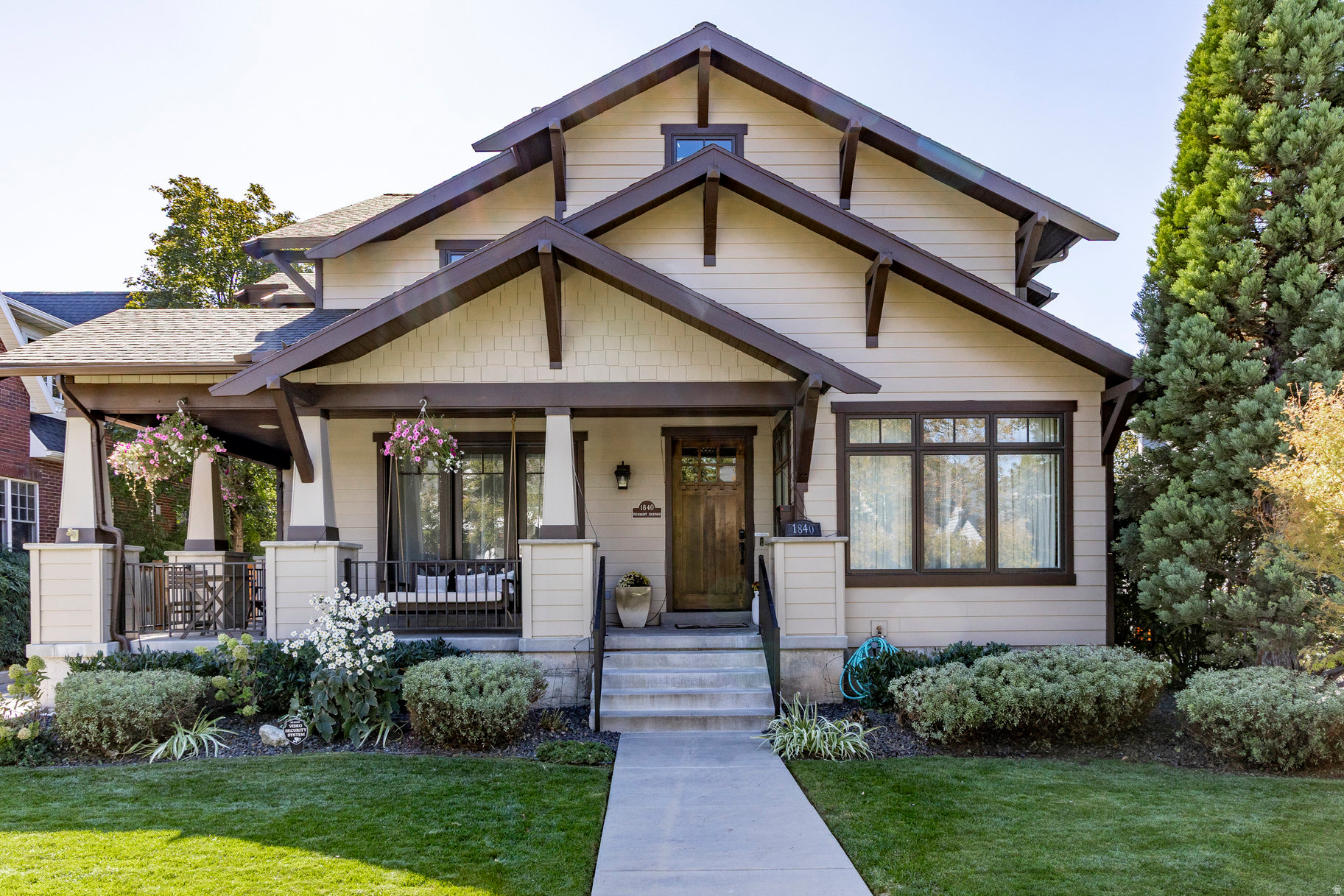 Located in the highly sought-after Yalecrest Historic District of Salt Lake City, this beautifully crafted traditional home was built in 2010 by Northstar Builders and offers timeless character paired with thoughtful modern living. The main level is designed for gathering and everyday comfort, featuring a gourmet kitchen that opens seamlessly to a spacious great room-perfect for entertaining or relaxed evenings at home. Upstairs, the private primary suite offers a beautiful bathroom retreat and walk-in closet, while two additional bedrooms share a well-appointed Jack and Jill bathroom, creating an ideal layout for both family and guests. The lower level provides exceptional flexibility with two additional bedrooms and a full bath, along with a large family and game room. Dedicated spaces for exercise, sewing, and a secure safe room add both function and convenience to the home. A charming front porch welcomes you to the home, while the backyard offers a wonderful deck complete with a swim spa-an ideal setting for relaxing, entertaining, and enjoying the seasons. Thoughtfully designed with generous living spaces both inside and out, this HarvardYale residence blends classic style with modern comfort in one of Salt Lake City's most beloved neighborhoods.