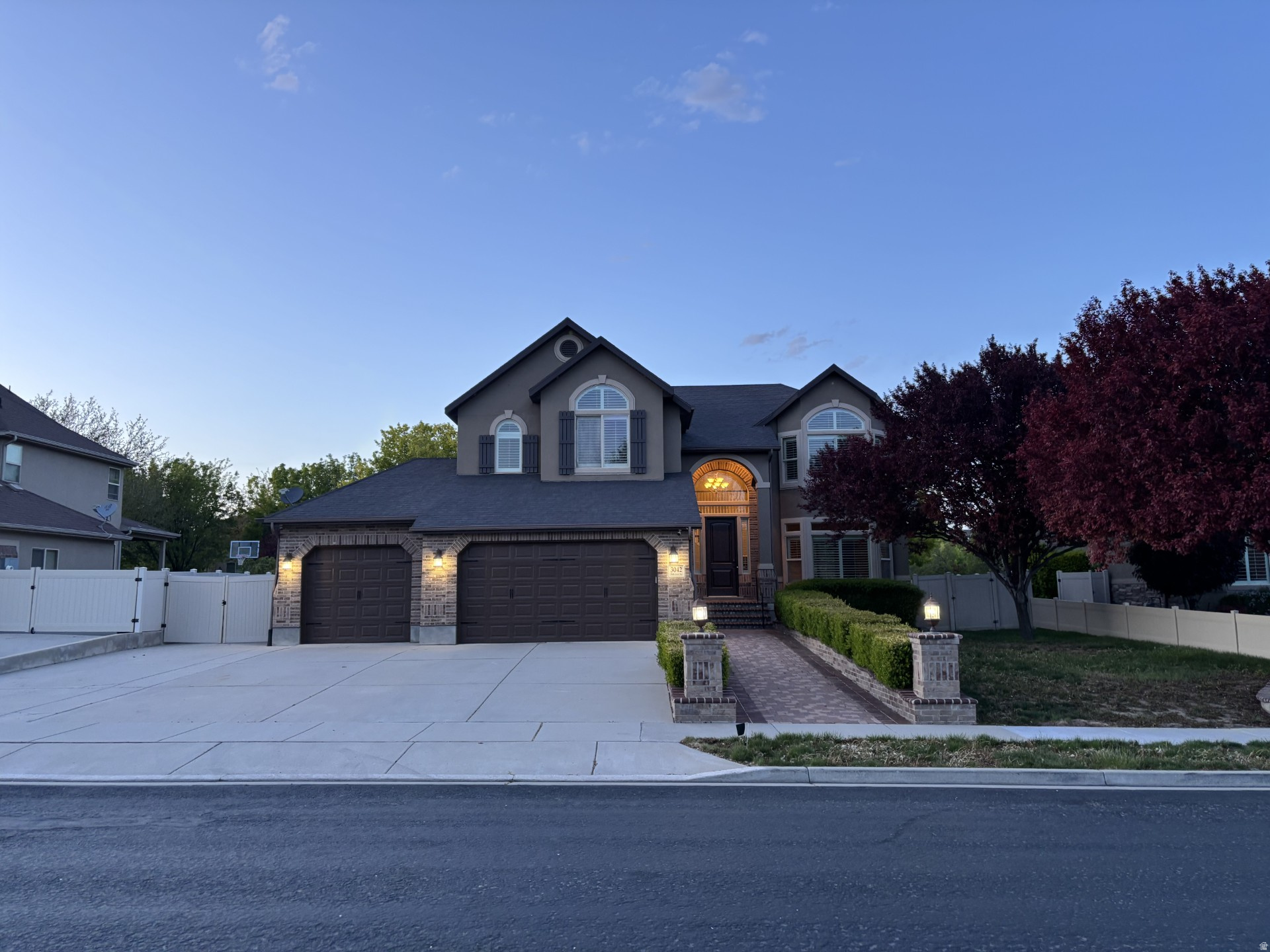 ***$10,000 SELLER CREDIT***  Amazing South Jordan location with quick access to the Midas Creek Trail and neighborhood park.  Just minutes to the District, Bangerter Highway and I-15.    Beautiful 2-story home, wonderful layout, large backyard with playset, firepit and basketball court.  Yard has plenty of space for your dream pool or detached garage.    Home has 6 bedrooms plus an office. 3 car garage with RV pad. Interior features plantation shutters, crown molding, mud room, and upgraded flooring. Kitchen features brand-new stainless-steel appliances, granite countertops, kitchen island, closet pantry, two-toned cabinets, and pendant lighting. Basement features a recreation room and kitchenette.      Square footage figures are provided as a courtesy estimate only and were obtained from County Website.  Buyer is advised to obtain an independent measurement.