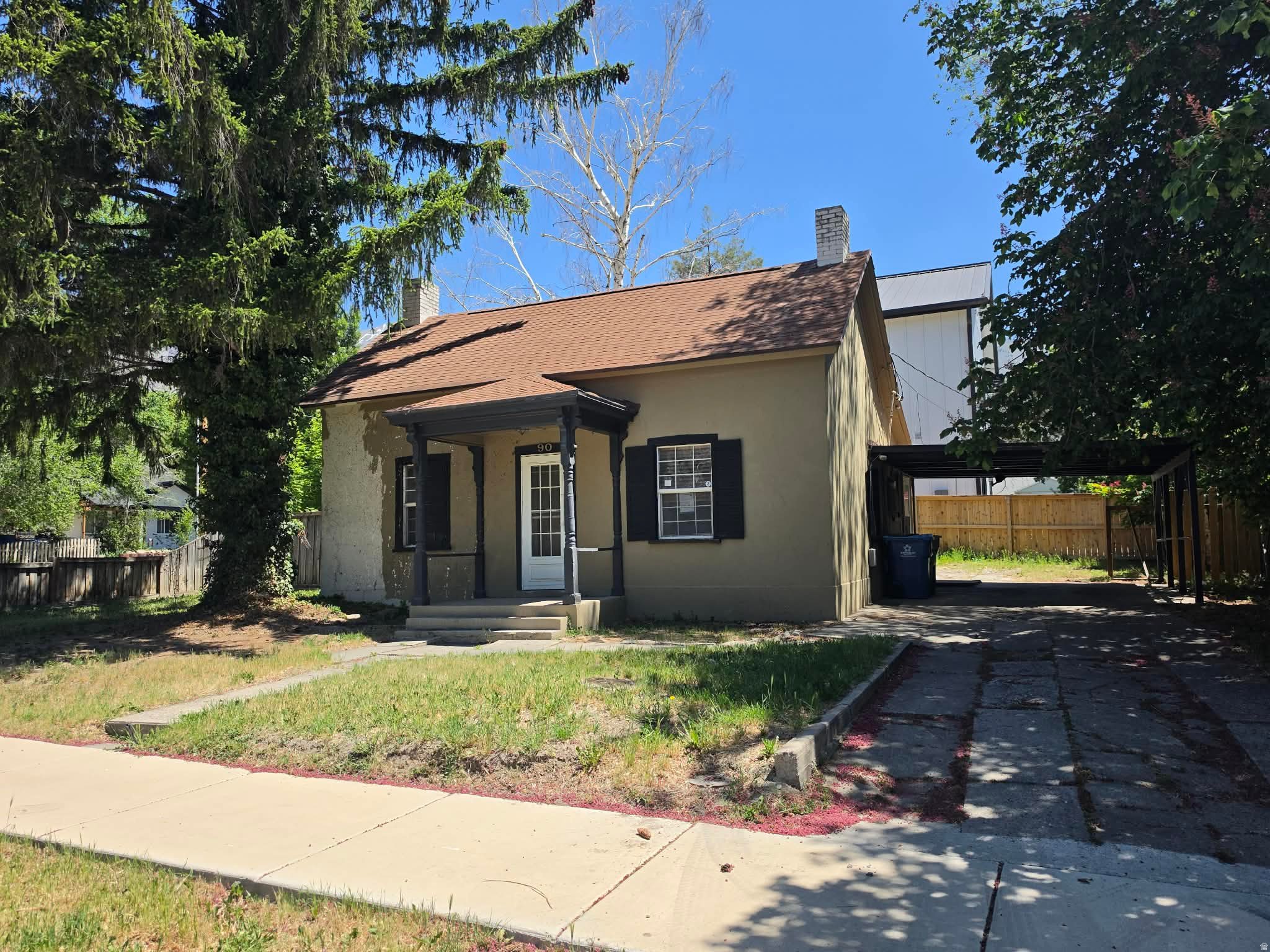 Important to note that bidding is available now and is only available on the seller's website, bid can only be submitted by a licensed registered broker/agent. Bidding is open until Sunday night May 31 at 11pm mountain time. On Monday morning, June 1, the seller will review to see if there are any bids and take the highest "net" offer after selling costs. Listing agent is not aware if there are any bids that have been put in as the seller has a website and the bids stay secure until Monday morning, at which point, only the winning bidder will be notified of the awarded bid.  Cute location on corner lot in Pleasant Grove near downtown. 1 bedroom on main with closet, but second room without closet could be used as a bedroom or nursery or den or office. Also a loft upstairs. This is a HUD home and bids are to be placed online. Ask your agent for details how to bid. Lots of potential. $100 down program available for owner occupant buyer going FHA. Equal Housing Opportunity.