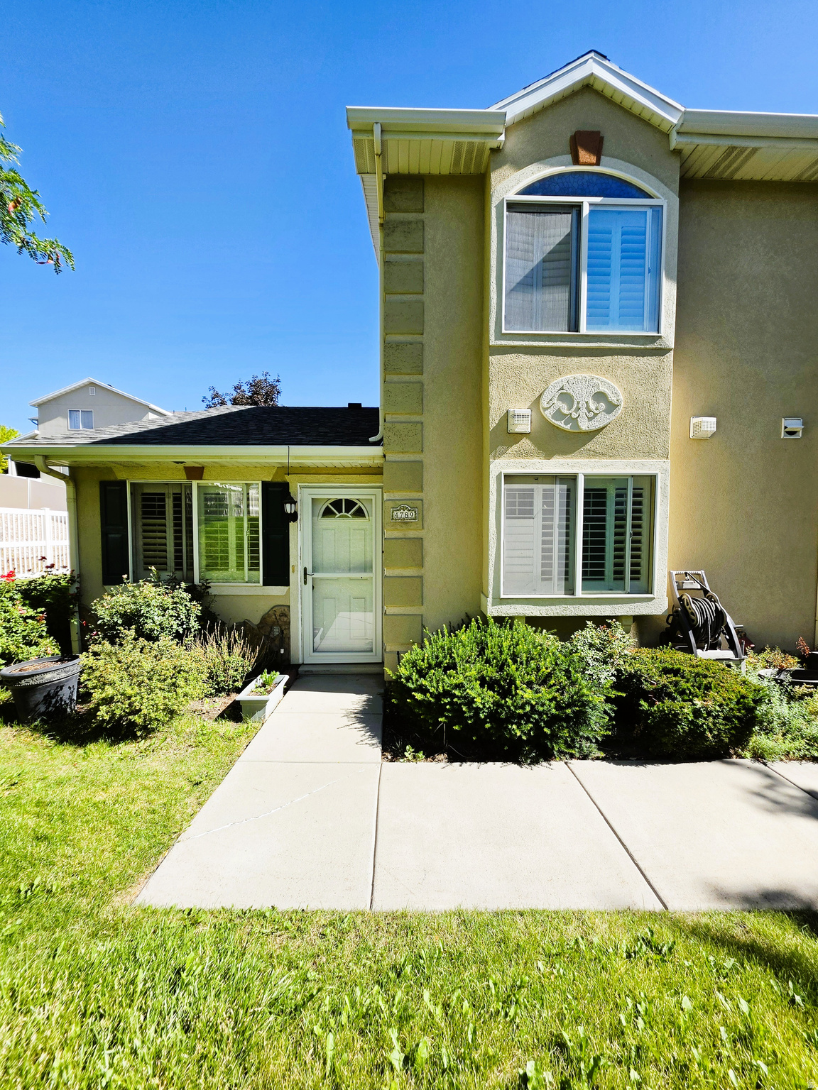 Welcome home to this beautifully maintained end-unit townhome nestled in a quiet, well-kept community in the heart of West Jordan! Offering the convenience of single-level living, this home features a desirable main-floor primary suite and laundry, making everyday living effortless. Inside you'll find 3 spacious bedrooms, 3 bathrooms, and an open, inviting layout filled with natural light. The private, fully fenced patio provides the perfect space for relaxing, entertaining, or enjoying your morning coffee. A spacious 2-car garage plus additional parking adjacent to the garage offers plenty of room for vehicles and guests. The kitchen comes complete with all appliances included, even the washer and dryer making this home truly move-in ready. Enjoy worry-free, low-maintenance living with an HOA that covers water, sewer, trash, exterior maintenance, and exterior insurance. Residents also have access to fantastic community amenities, including a clubhouse, swimming pool, fitness center, and playground. Conveniently located near top-rated schools, shopping, restaurants, parks, Bangerter Highway, and major freeway access, this home offers the perfect combination of comfort, convenience, and community. Don't miss your opportunity to own this exceptional West Jordan townhome.   Square footage figures are provided as a courtesy estimate only and were obtained from county record. Buyer is advised to obtain an independent measurement.