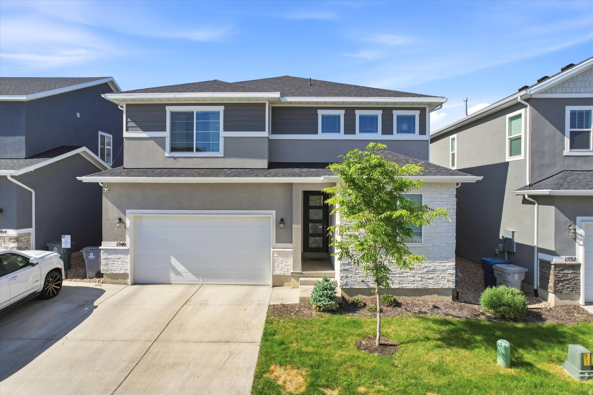 Bright, open-concept home with 2,735 sq ft of thoughtfully designed living space! Features include a spacious upstairs loft, oversized primary walk-in closet, quartz countertops, covered patio, and fully paid-off permanent JellyFish lighting for year-round curb appeal. A rare combination of space and style in one of Pleasant Grove's most desirable neighborhoods!