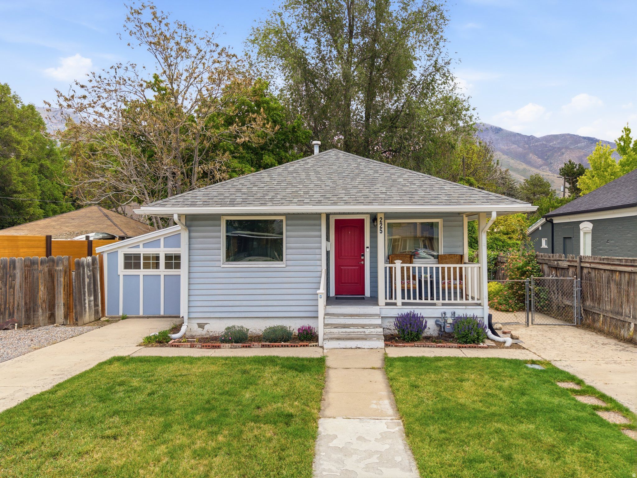 Super cute turn key home with zoning that allows for an ADU! 2 beds/1 bath on the main level, and a U-shaped studio apartment in the basement. Beautiful basement kitchen and bathroom! All basement finishes, plumbing, and electrical are new within the last 5 years. Amazing location! Only a few minutes away from BYU and downtown Provo! Has the potential to be a legal ADU, but has not been registered with the city.  Call or text agent for additional information or to schedule your private showing!