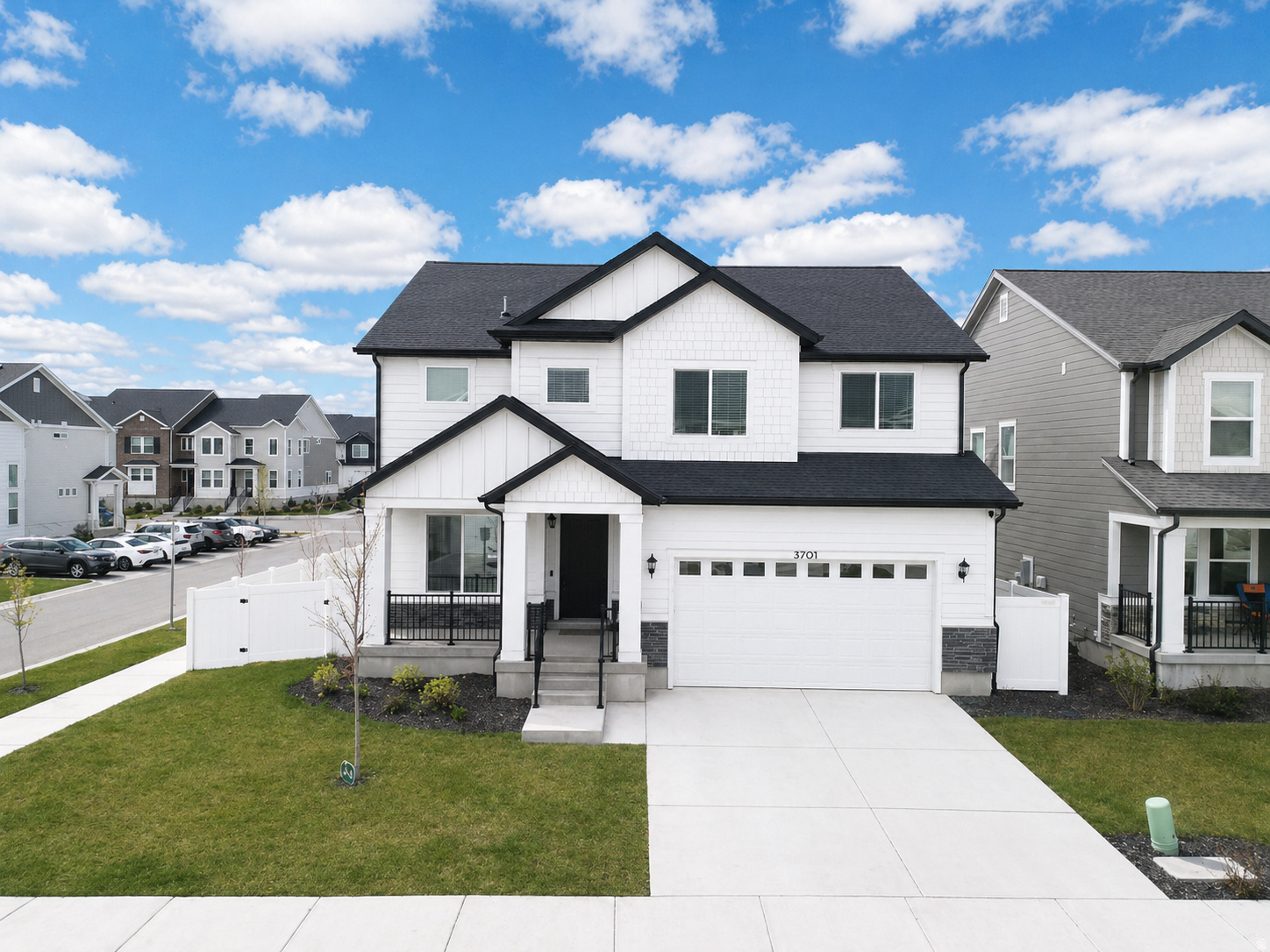 5-bedroom Edge "Kate" floor plan. Enjoy 9 ft ceilings that enhance the sense of space, along with a functional kitchen and a fully usable yard in a quiet Lehi neighborhood. This home is thoughtfully upgraded for comfort, efficiency, and long-term value, including 2x6 wall construction with enhanced insulation, a 2-stage variable speed furnace, Aprilaire 700M fan-powered humidifier, and a radon mitigation system. The home is also equipped with a whole-house filtration system and water softener, plus pre-installed gas lines to the kitchen and dryer for added flexibility. The main floor features a versatile flex room - perfect as a home office, study, or sitting room. Additional features include cold storage for extra convenience. HOA includes internet. Conveniently located near shopping, dining, and I-15/Silicon Slopes. Schedule your showing today!