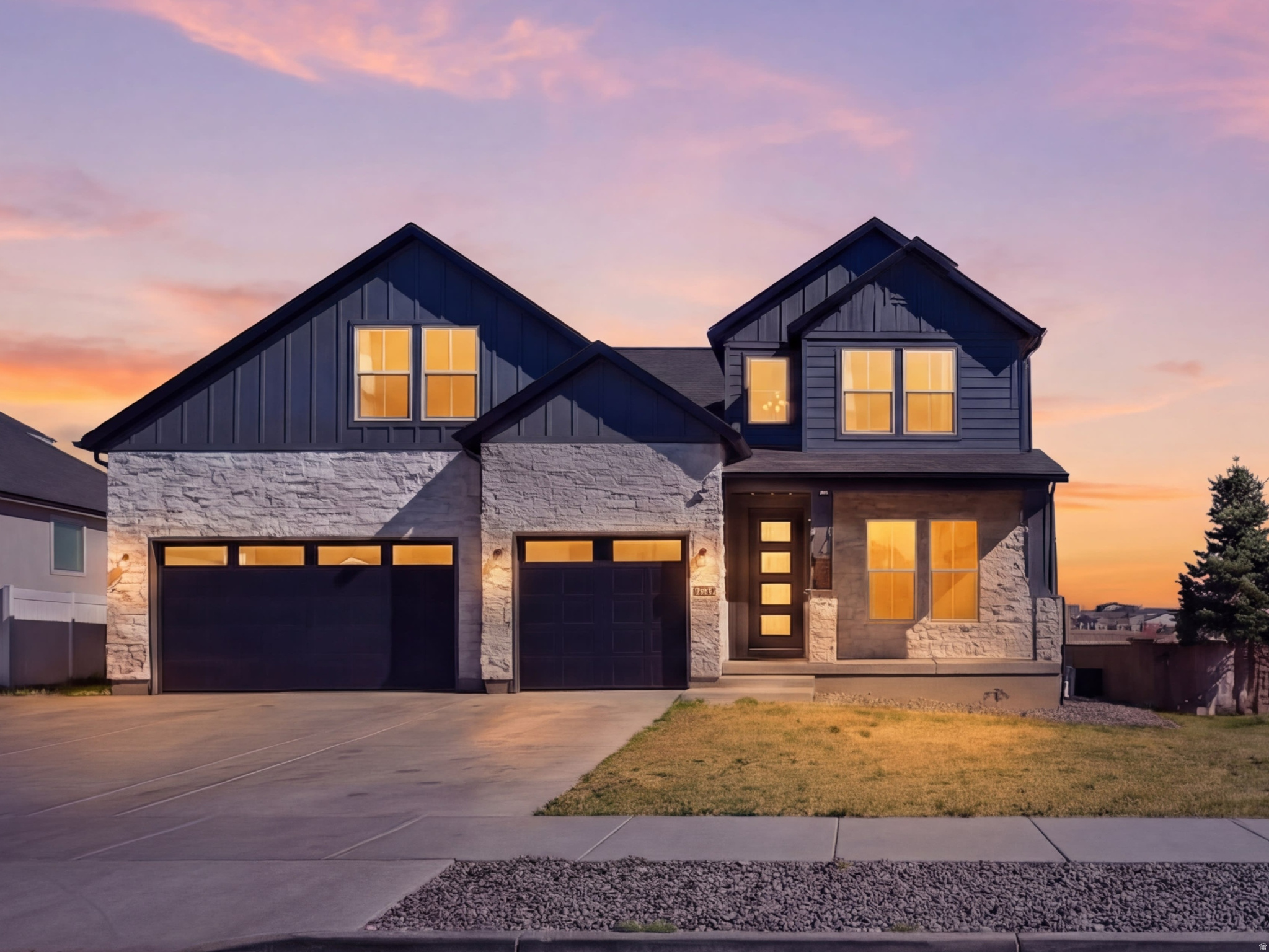 MASSIVE BEDROOMS! Welcome to this masterpiece in West Jordan, where "I need more space" officially stops being your personality. At 5,144 sq ft, 5 oversized bedrooms, and 3.5 bathrooms. (Plus more bedrooms if you finish the basement!) This home has enough room for your family, your hobbies, your friends... and the guests that overstay their welcome.  Step inside and you're greeted with an open-concept layout, soaring ceilings, and so much natural light you might actually become a morning person (no promises). The kitchen is built for both cooking and pretending you cook, featuring high-end finishes, tons of storage, and a large island perfect for snacks, gatherings, or just spreading out takeout containers in style.  The primary suite is basically a private getaway. Spacious and far enough from the other bedrooms to enjoy a little peace and quiet. The additional bedrooms are generously sized, ideal for kids and guests. Plus a home office perfect for your "I'm going to start a podcast" phase.  With multiple living areas, you can finally have a "formal" space that no one actually uses and a second one where life really happens. Movie nights, game days, or just hiding from responsibilities... this home handles it all.  You're not just buying a house-you're upgrading your entire lifestyle (and finally winning at hide-and-seek forever).  This beautiful home is also located just minutes from the West Jordan temple. Take a stroll to nearby parks through one of the many walking trails nearby! This is truly a home that has it all! Square footage and tax info based on county information, buyer to verify accuracy of any listing information.