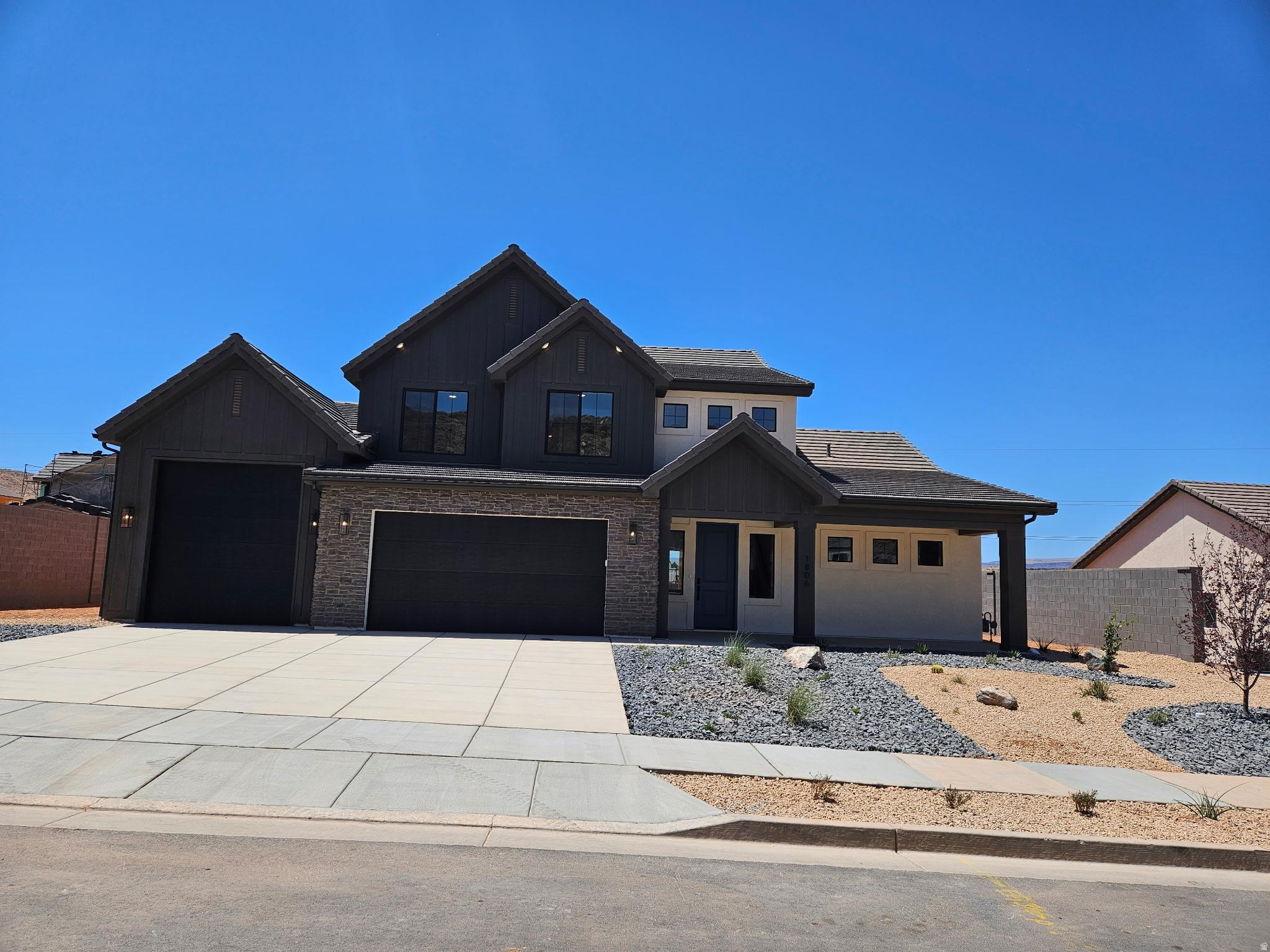 This home features the head-turning, Providence floorplan! Now being built in the beautiful Long Valley neighborhood with a BOAT Garage to make your own!! A bright, airy great room sets this home apart and makes it a welcoming gathering space for you and your loved ones, with a tall bank of great room windows that flood the open concept living space with natural light. The adjacent chef's kitchen includes a breakfast bar and plenty of quartz-topped counter space, plus a generous pantry and stainless-steel appliances. Recessed lighting, large dining nook windows, and sliding glass doors out to your spacious backyard make the space even brighter, while a handsome gas fireplace makes the room extra inviting. The first floor is home to the primary bedroom, an inviting retreat with an en-suite bathroom offering a soaking tub, standing shower, private water closet, and double vanity. The spacious, window-lit walk-in closet, one of our largest, also features washer and dryer hookups for added convenience. Upstairs there are three additional bedrooms--bright, airy, and each with a walk-in closet of their own. They share a well-appointed full bath with enough vanity space to go around. A laundry room and flex space overlooking the great room rounds out the top floor. Pictures are of a model of similar floor plan, actual finishes, upgrades, or elevation may vary. Square footage is provided as a courtesy and based on building plans. Please call/text Tyler to register buyers and to schedule an appointment!