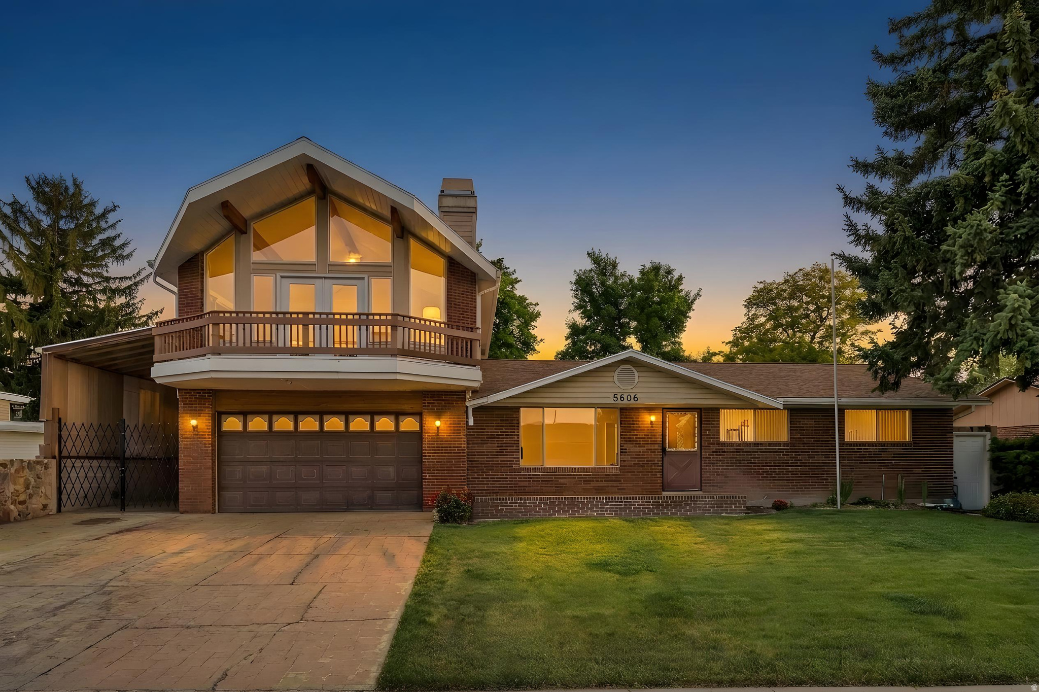 Estate Sale opportunity! This one-owner Taylorsville 2-story is ready for its new owner. Conveniently located approximately 5 minutes from the I-215 on ramp and Bangerter Highway, you'll enjoy easy access to shopping, dining, and commuting throughout the valley. Inside, you'll find  an updated kitchen, great room and amazing mountain views from the spacious upstairs family room and balcony.  The oversized 2-car garage, heated workshop (approximately 15' x 11.5'), and covered carport (approximately 9' x 51') provide exceptional space for hobbies, projects, and storage. The garage, workshop, and carport all feature 220 power, making this property ideal for car enthusiasts, craftsmen, or anyone needing extra workspace. Don't miss this rare opportunity to own a cherished home with endless potential in a prime Taylorsville location.   Square footage figures are provided as a courtesy estimate only and were obtained from appraisal.  Buyer is advised to obtain an independent measurement.