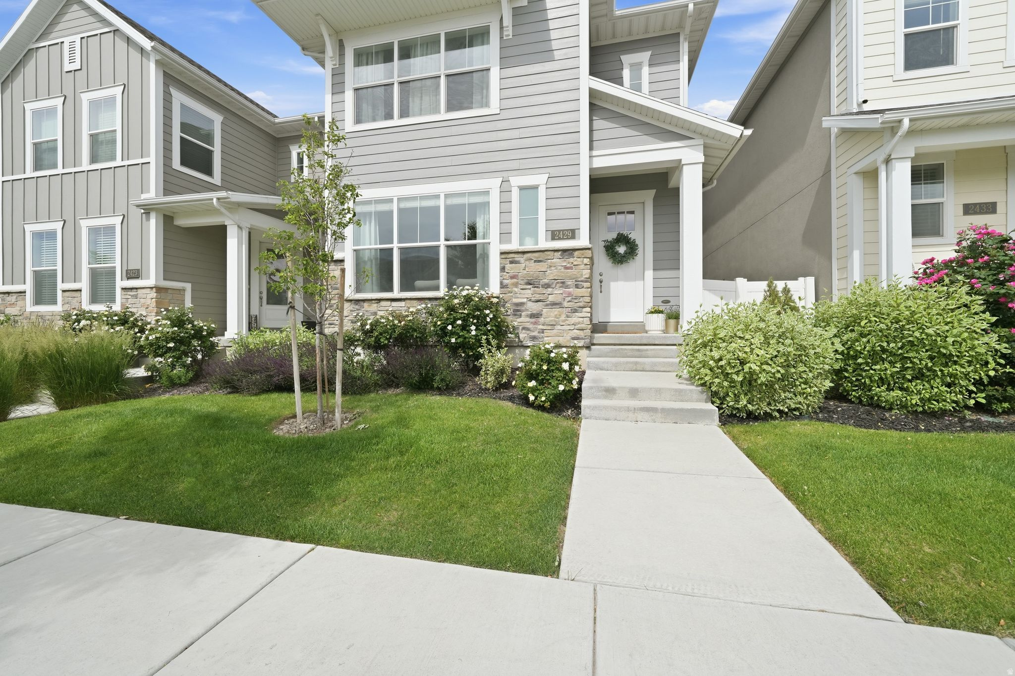 Open House Saturday June 13th, 11am - 1pm.   Welcome to this amazing single family home that backs right up to Liberty Hills Elementary School. You will love living in Holbrook Farms where convenience, community, and comfort come together. Built in 2018 and meticulously maintained by its original owner, this bright and inviting home is move in ready with a bonus opportunity, sellers are offering brand new carpet after they move out, allowing you to choose the color that bets fits your style.   Natural light fills the home creating a warm and welcoming atmosphere throughout.  The spacious primary suite offers a relaxing retreat with plenty of room to unwind, while the thoughtfully designed floor plan provides a comfortable living and functional spaces for everyday life.  Step outside to your private fenced patio, perfect for entertaining friends or letting pets play safely.  The home backs directly to the elementary school, offering open views and exceptional convenience for families. Unfinished basement provides lots of additional storage and potential for a large basement family room, an additional bedroom and bathroom.  Located just minutes from I-15, Redwood Rd, shopping, dining and the new primary children's hospital. This home is ideally situated for commuters and those seeking easy access to everything Utah County has to offer. Enjoy all the amenities and sense of community that make Holbrook farms one of Lehi's most desirable neighborhoods.