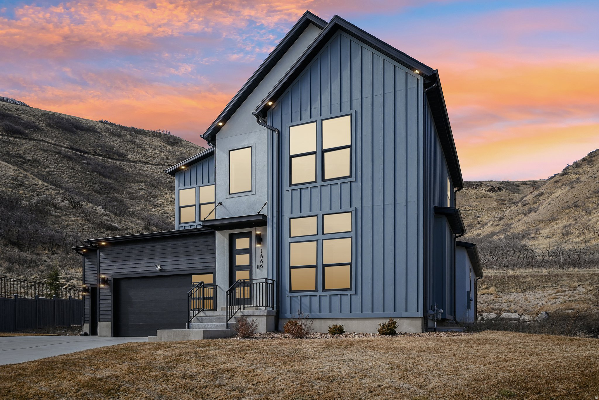 Set on a .46-acre lot in Lehi's Canyon Point community, this 2022-built home brings modern living with a little more breathing room. Enjoy mountain views, open gathering spaces for everyday life, and a finished lower level ready for movie nights, guests, workouts, or whatever your calendar is currently demanding. With 6 bedrooms, a main-level primary suite, 3-car garage, and access to community trails, clubhouse, gym, and pool, this home delivers comfort, space, and convenience near Traverse Mountain, Silicon Slopes, shopping, dining, and commuter routes. Clean, bright, and refreshingly easy to love.