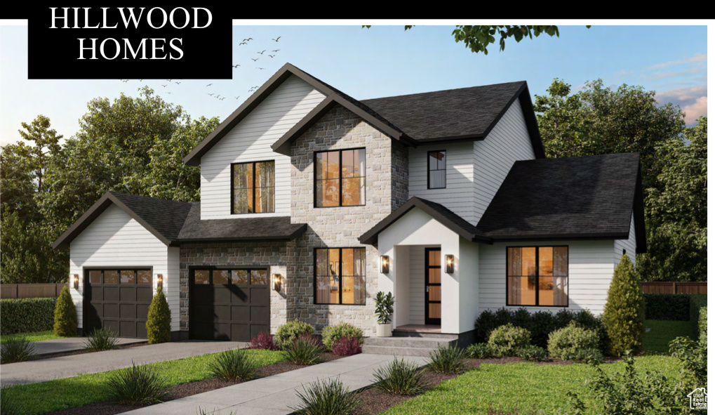 This stunning 6 bedroom, 5.5 bathroom home is the last one available in this sought after neighborhood just west of Redwood road off of 7200 S. It features a spacious double deep 3rd car garage (10X10 door plus 9X16 door, perfect for the boat or toys and cars), and a convenient man door on the side for access to the ADU.  The basemen offers a massive 2000 sq Ft ADU, with its own private entry, fully equipped with a large kitchen and island, laundry, pantry, and separate thermostat controls.   On the main level, the primary suite boasts a large soaker tub with floor faucet, quartz countertops, and upgraded finishes. The open floor plan showcases a gourmet kitchen with walk-in pantry, incredible storage, and high end GE Cafe; matte white appliances. Extra details included laminate flooring throughout the main level, black trimmed windows (both inside and out), added windows, atrium door for added natural light.   Upstairs you'll find a jack and jill bathroom, plus a 3rd bedroom with its own en suite. Soaring 18' ceilings, gas fireplace, and thoughtful design makes this home ideal for entertaining.   With its smart layout, luxury finishes, and attention to detail, this home truly has it all. Call or tet today for more information.