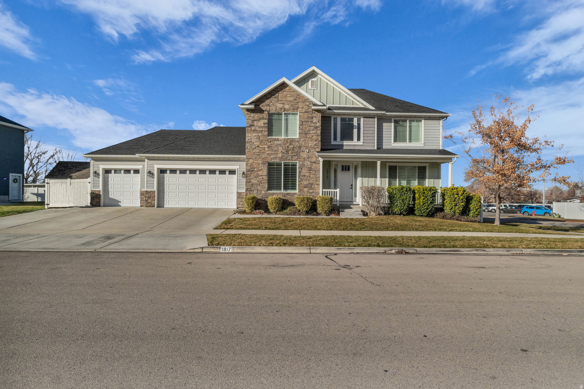 Excellent Remodeled Home with Incredible Features. Secret Room in Basement beneath a Suspended Garage Floor, Built in Safe and Full Pickleball Court with Basketball Standard in Backyard. Beautiful Curb Appeal with Fully Landscaped Front & Back Yard. Walk into a Grand 2 Story Entry with Custom Stairs to the 2nd Level. Bright Front Living Room that leads into the Stunning Family Room with Custom Built in Entertainment Center. Open to the Remodeled Chefs Kitchen complete with Granite Counter tops, Top of the Line Stainless Steel Appliances including a Wolf Cooktop, Double Oven and Modern Features. Office off of Entry. 2nd Level has Tranquil Primary Bedroom with Attached En Suite Bathroom. 2 Additional Bedrooms, Full Hall Bathroom and Laundry Room. The Basement has a large Family Room with Bookcase that leads to a Secret Room with Built-in Ft Knox Safe to massive Safe Room with Custom Built-ins. 4th Bedroom and Full Bathroom. Backyard will have all the Fun with Custom Pickleball Court and Basketball Standard. Lighting and Viewing Deck. 3 Car Garage with RV Parking on Side of home. Local Elementary School behind home.  Square footage figures are provided as a courtesy estimate only. Buyer is advised to obtain an independent measurement.