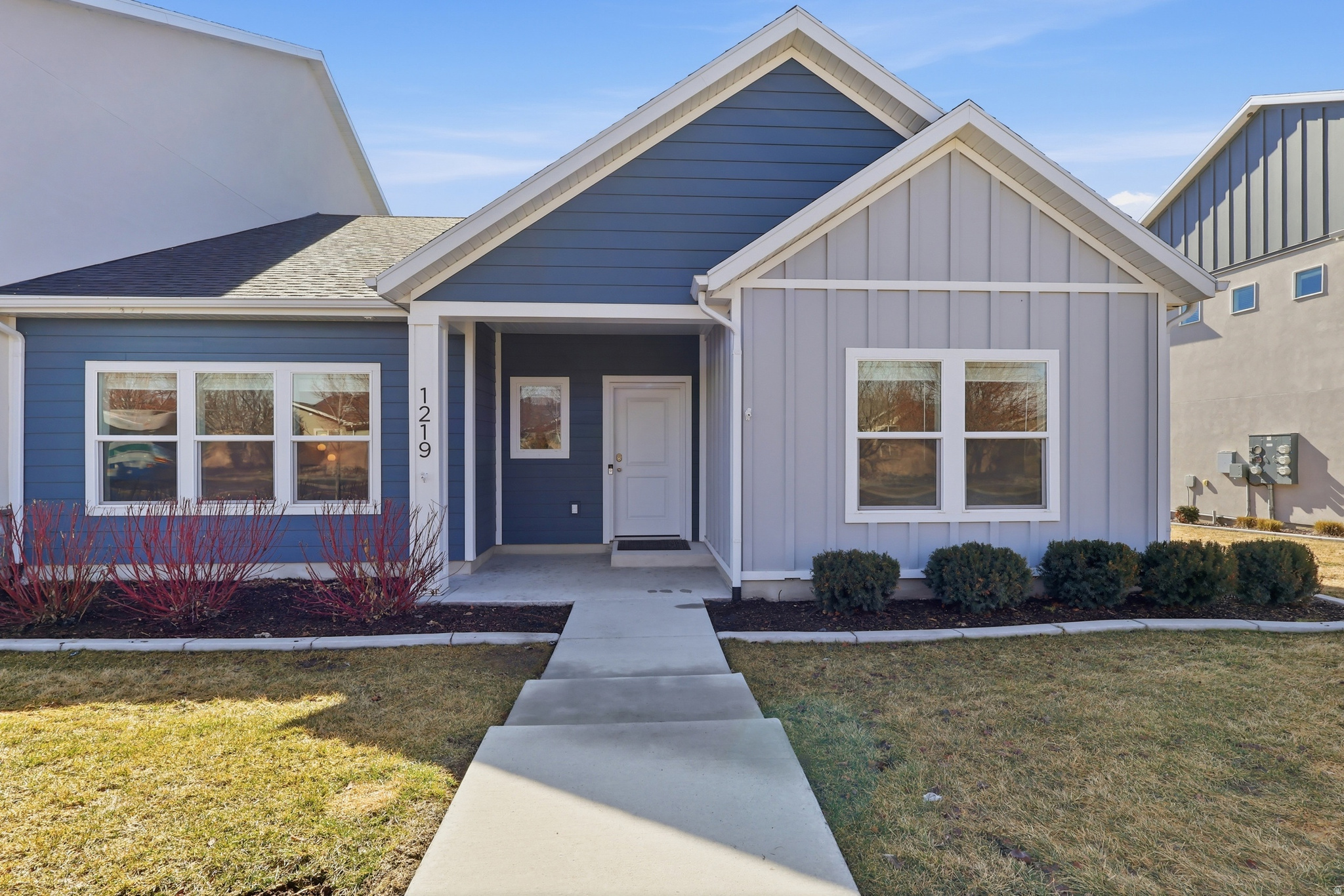 Enjoy easy living in this like new single level home. Open concept kitchen, dining, and living area with two bedrooms, two full bathrooms, and attached two car garage. The primary bedroom has an attached ensuite bathroom with a large walk in closet. LVP floor in the main living areas, granite counter tops, and a gas stove in the kitchen with the refrigerator included. A separate laundry room includes the washer and dryer with extra storage along with extra space in the garage. Smart thermostat and Ring doorbell are included. Low hoa keeps the landscaping and community well taken care of. Maintenance free, main level living at its finest in a FHA, VA approved community.